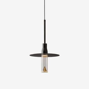 Acrylic Hat Plate Pendant Light contemporary ceiling lighting