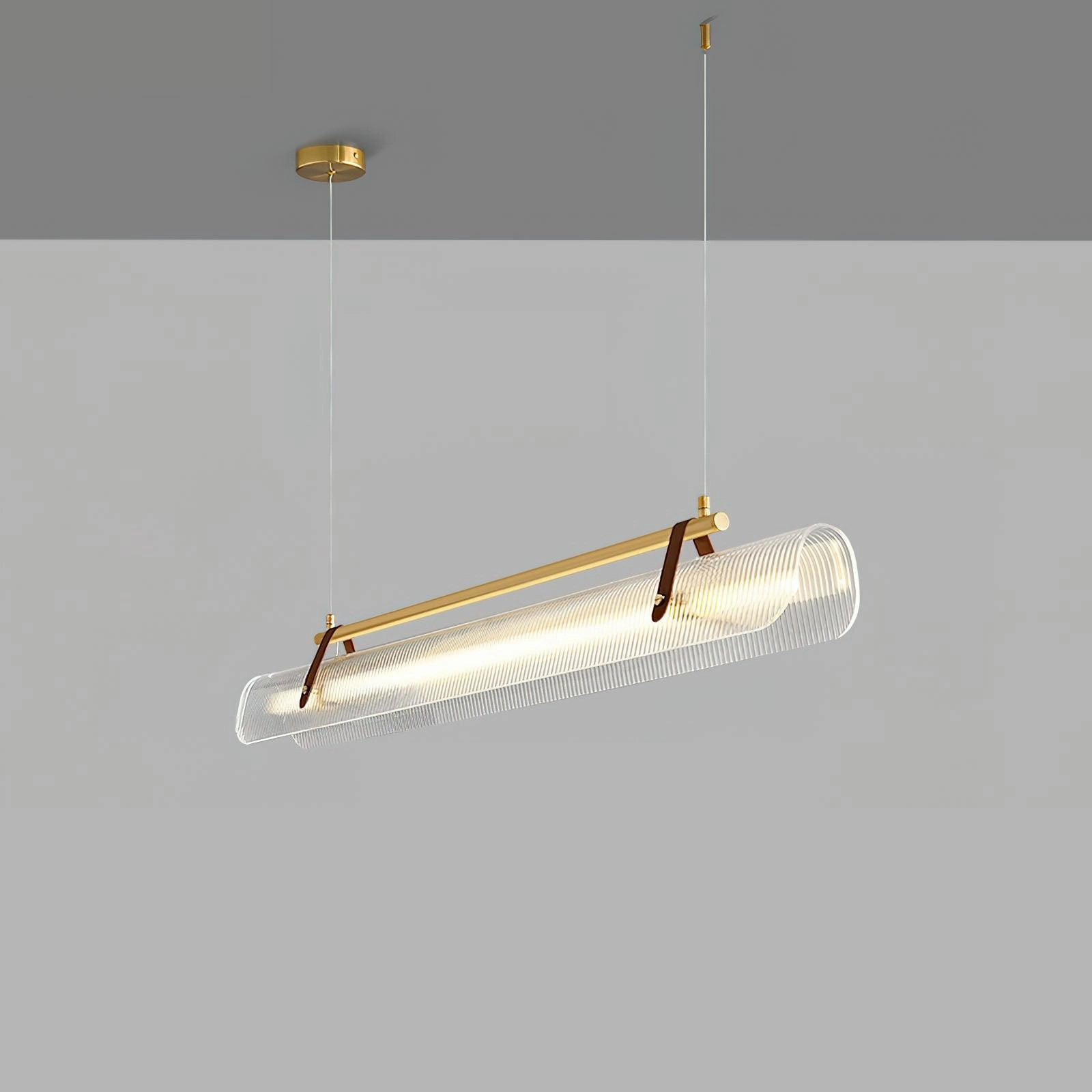 Acrylic Linear Chandelier