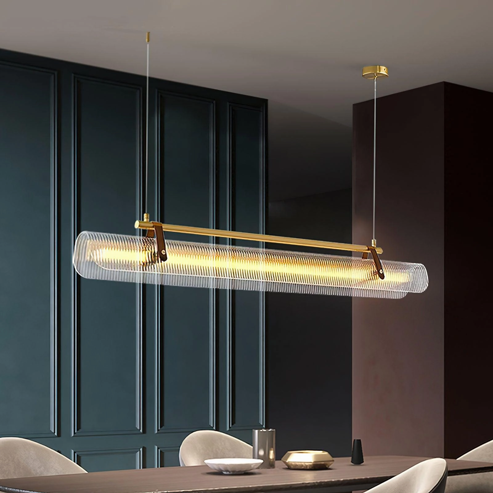 Acrylic Linear Chandelier