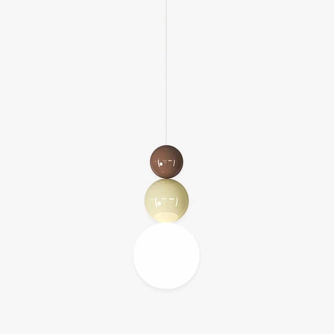 Acrylic Three Ball Pendant Lamp contemporary ceiling lighting