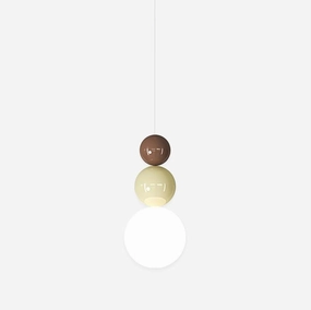 Acrylic Three Ball Pendant Lamp contemporary ceiling lighting