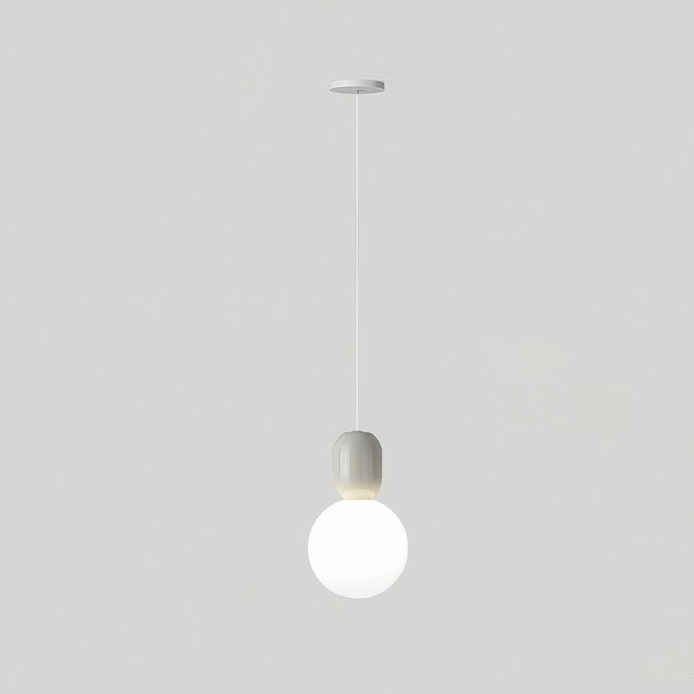 Acrylic Two Ball Pendant Light