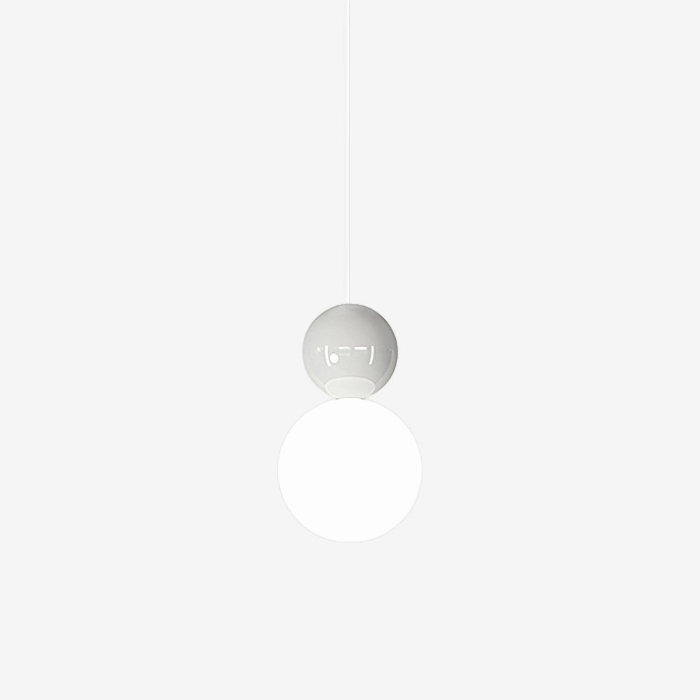 Acrylic Two Ball Pendant Light