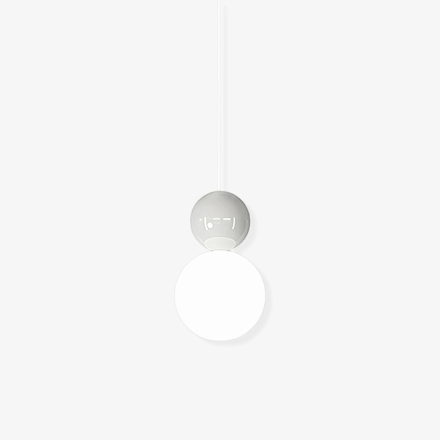 Acrylic Two Ball Pendant Light contemporary ceiling lighting