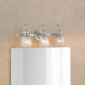 Addison 3 Light Polished Chrome Bathroom Wall Light vintage desk lamp