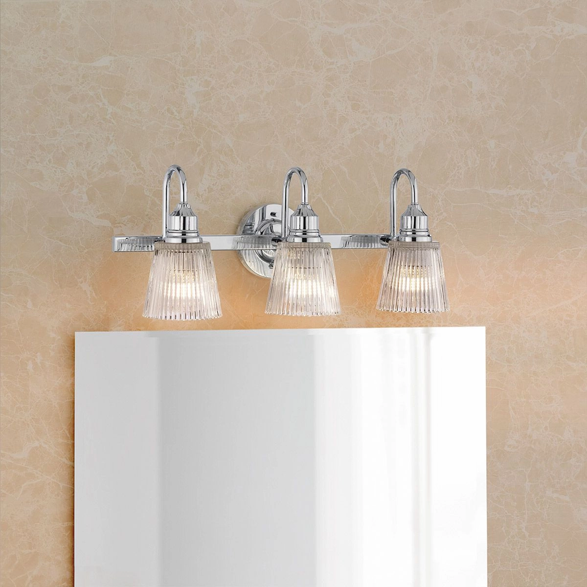 Addison 3 Light Polished Chrome Bathroom Wall Light vintage desk lamp