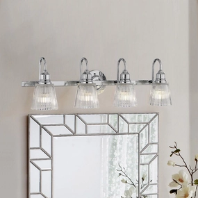 Addison 4 Light Polished Chrome Bathroom Wall Light vintage desk lamp