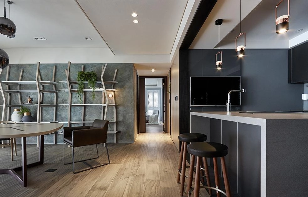 Adjustable Glass Pendant Light