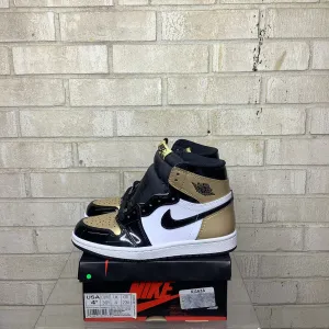 AIR JORDAN 1 GOLD TOE SIZE 4.5 861428-007