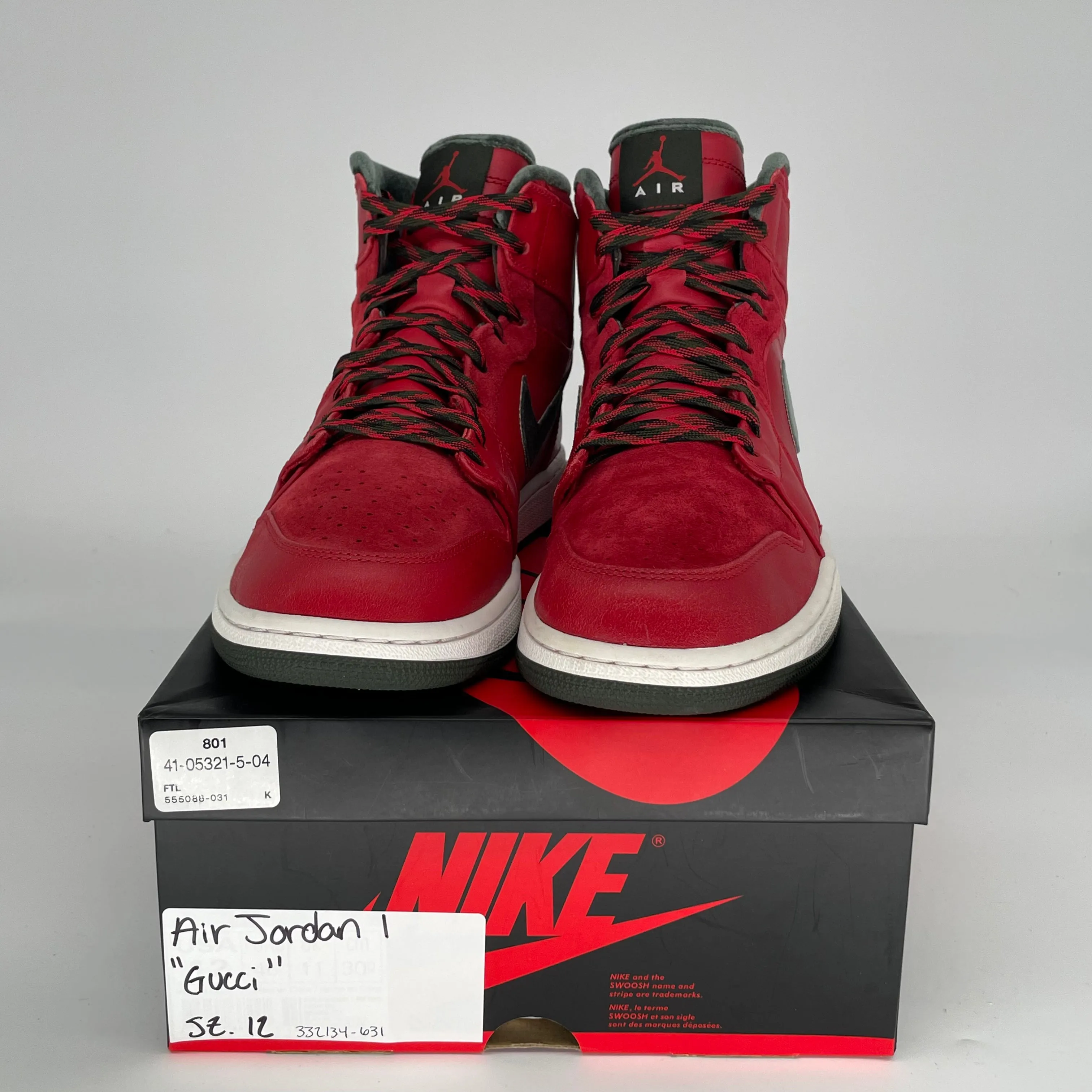 AIR JORDAN 1 GUCCI SIZE 12 332134-631