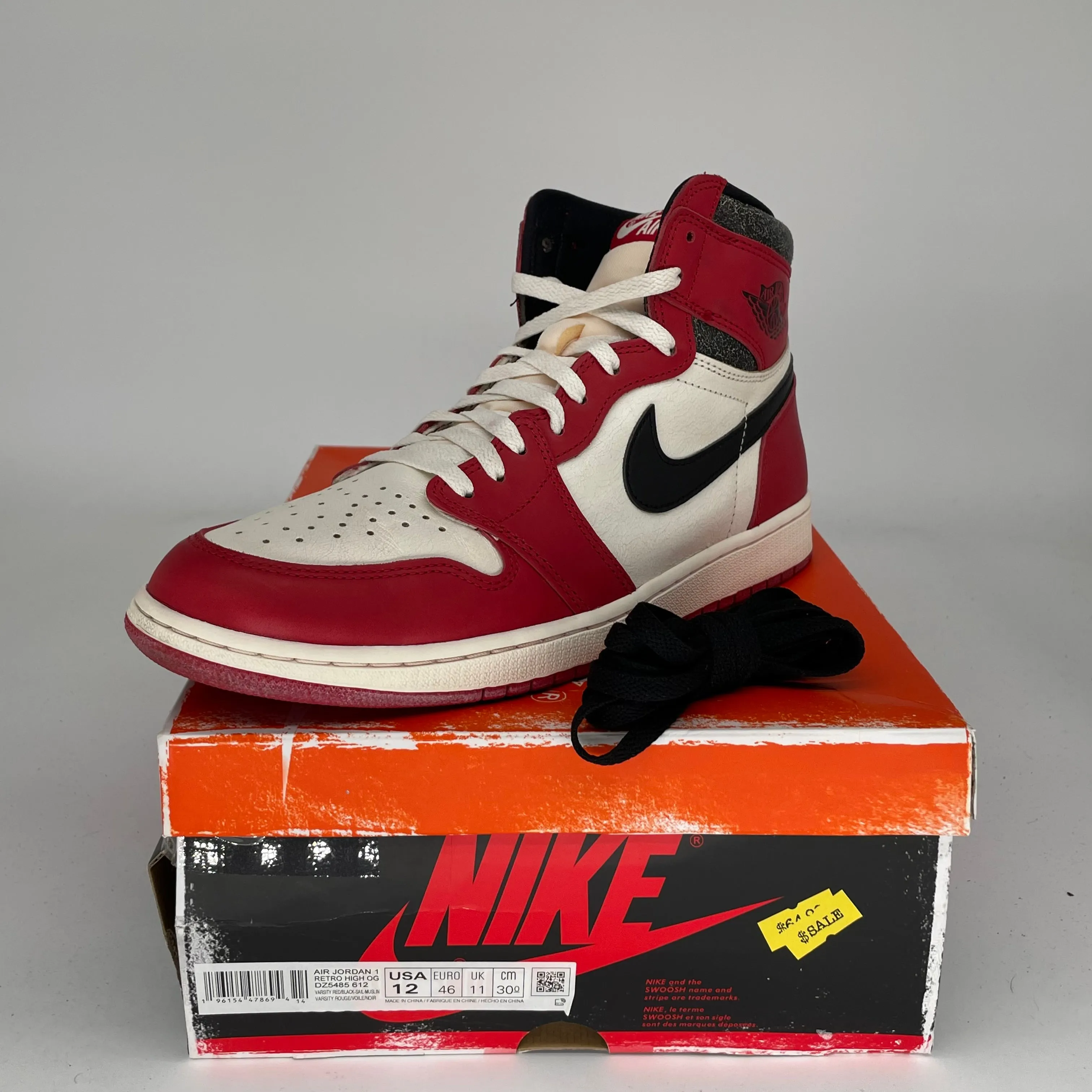 AIR JORDAN 1 LOST AND FOUND SIZE 12 DZ5485-612