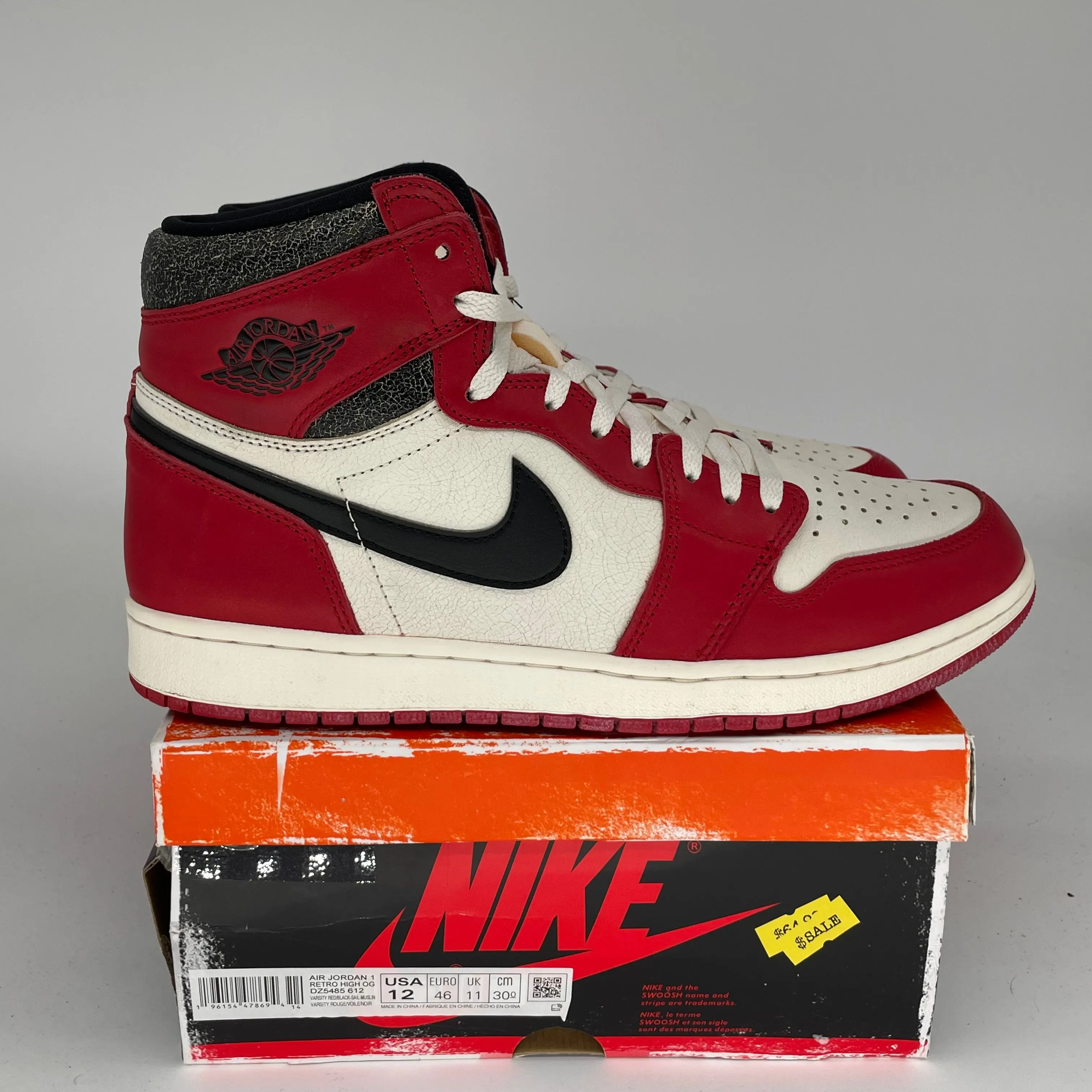 AIR JORDAN 1 LOST AND FOUND SIZE 12 DZ5485-612