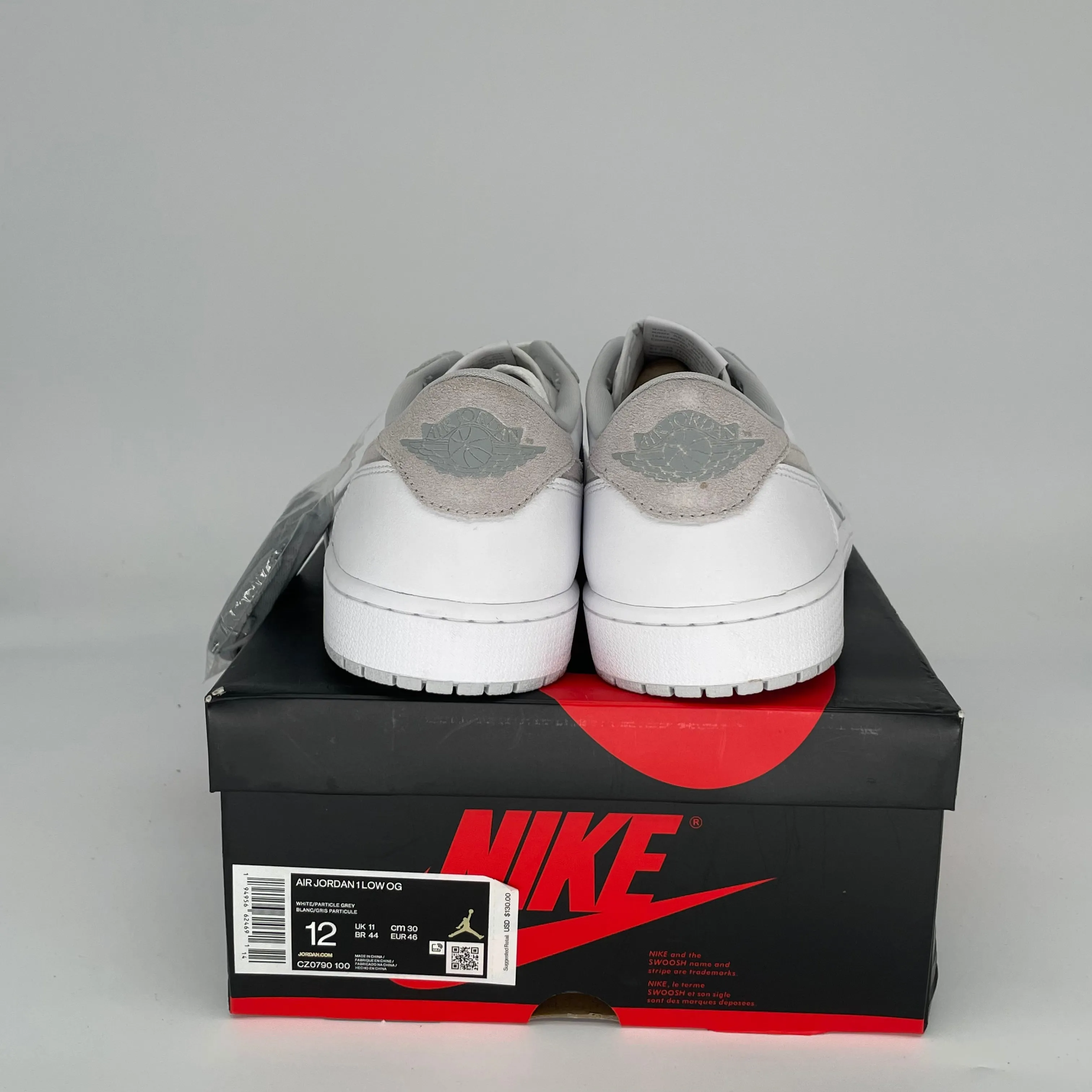 AIR JORDAN 1 LOW NEUTRAL GREY SIZE 12 CZ0790-100