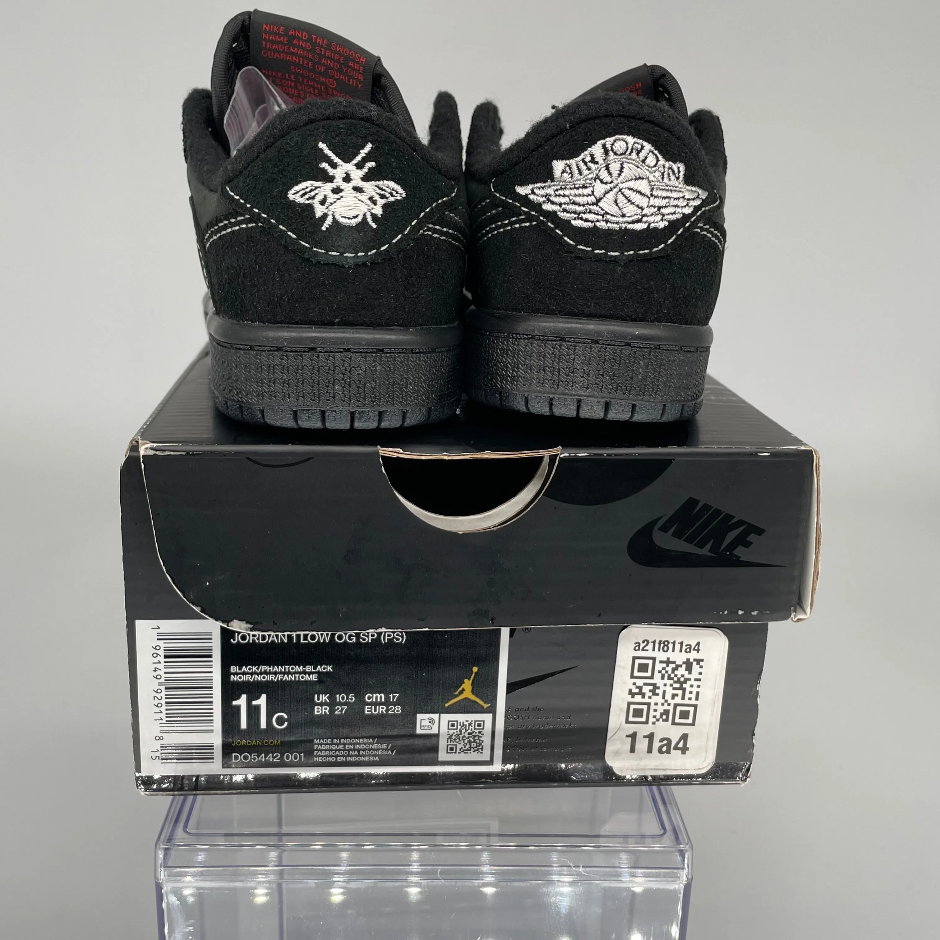 AIR JORDAN 1 LOW TRAVIS SCOTT PHANTOM SIZE 11C DO5442-001