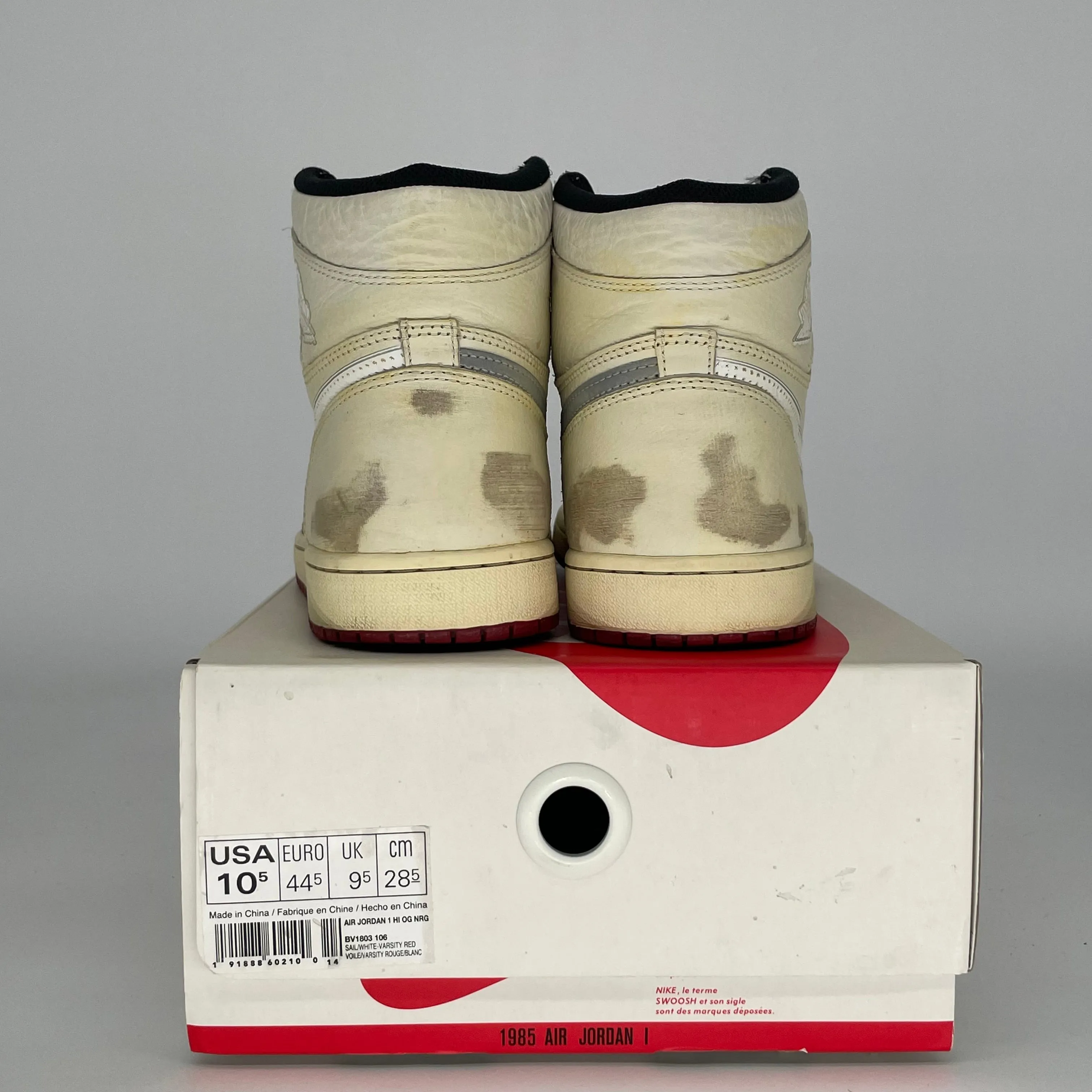AIR JORDAN 1 NIGEL SYLVESTER SIZE 10.5 BV1803-106