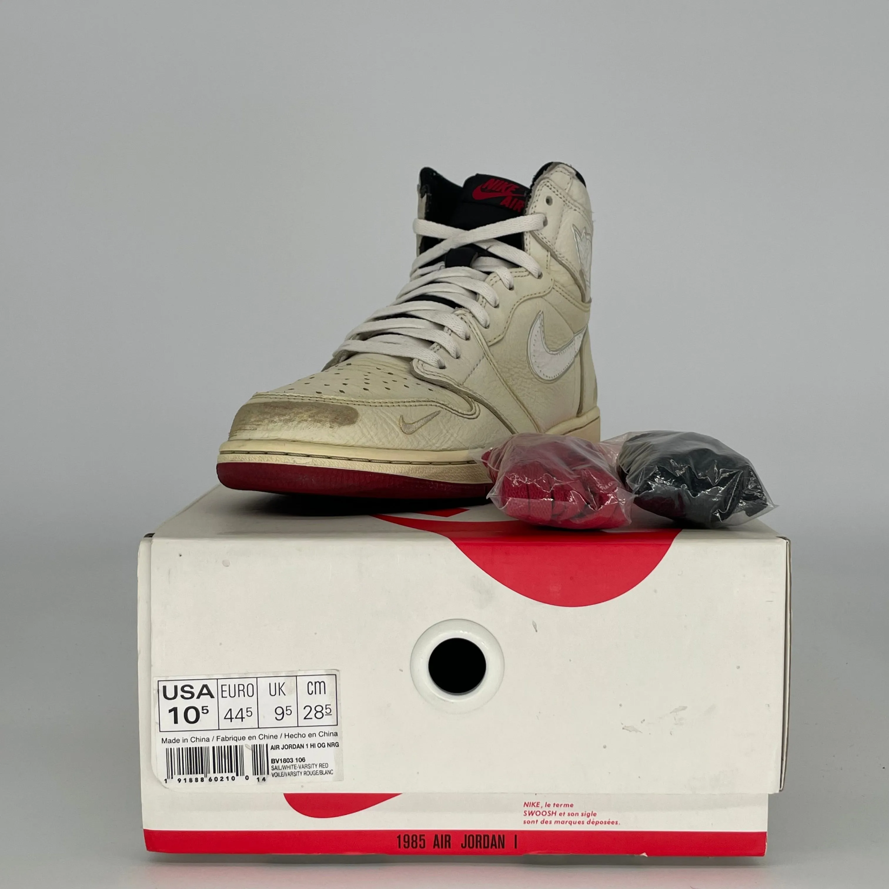 AIR JORDAN 1 NIGEL SYLVESTER SIZE 10.5 BV1803-106