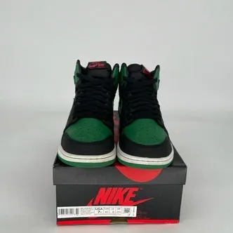 AIR JORDAN 1 PINE GREEN BLACK SIZE 7Y 575441-030