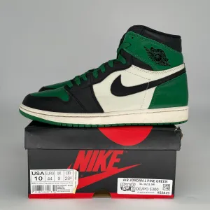 AIR JORDAN 1 PINE GREEN SIZE 10 555088-302