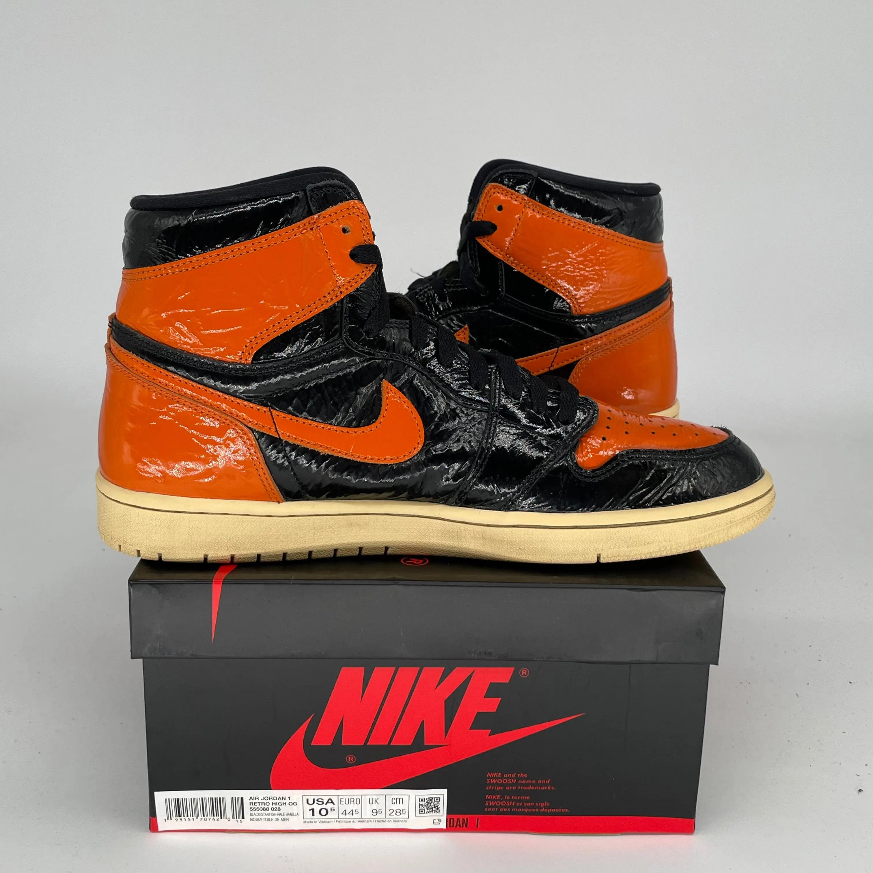 AIR JORDAN 1 SHATTERED BACKBOARD 3.0 SIZE 10.5 555088-028