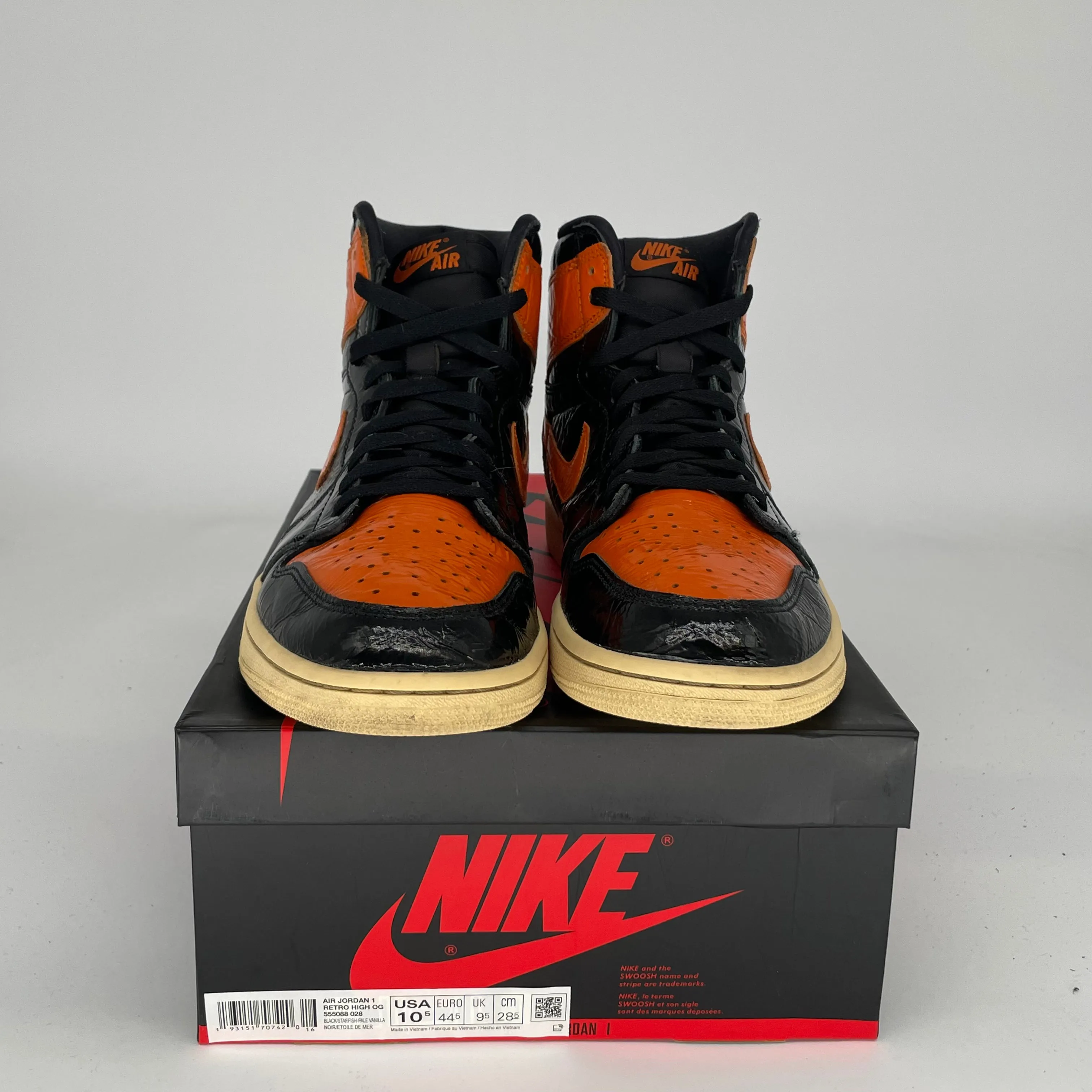 AIR JORDAN 1 SHATTERED BACKBOARD 3.0 SIZE 10.5 555088-028