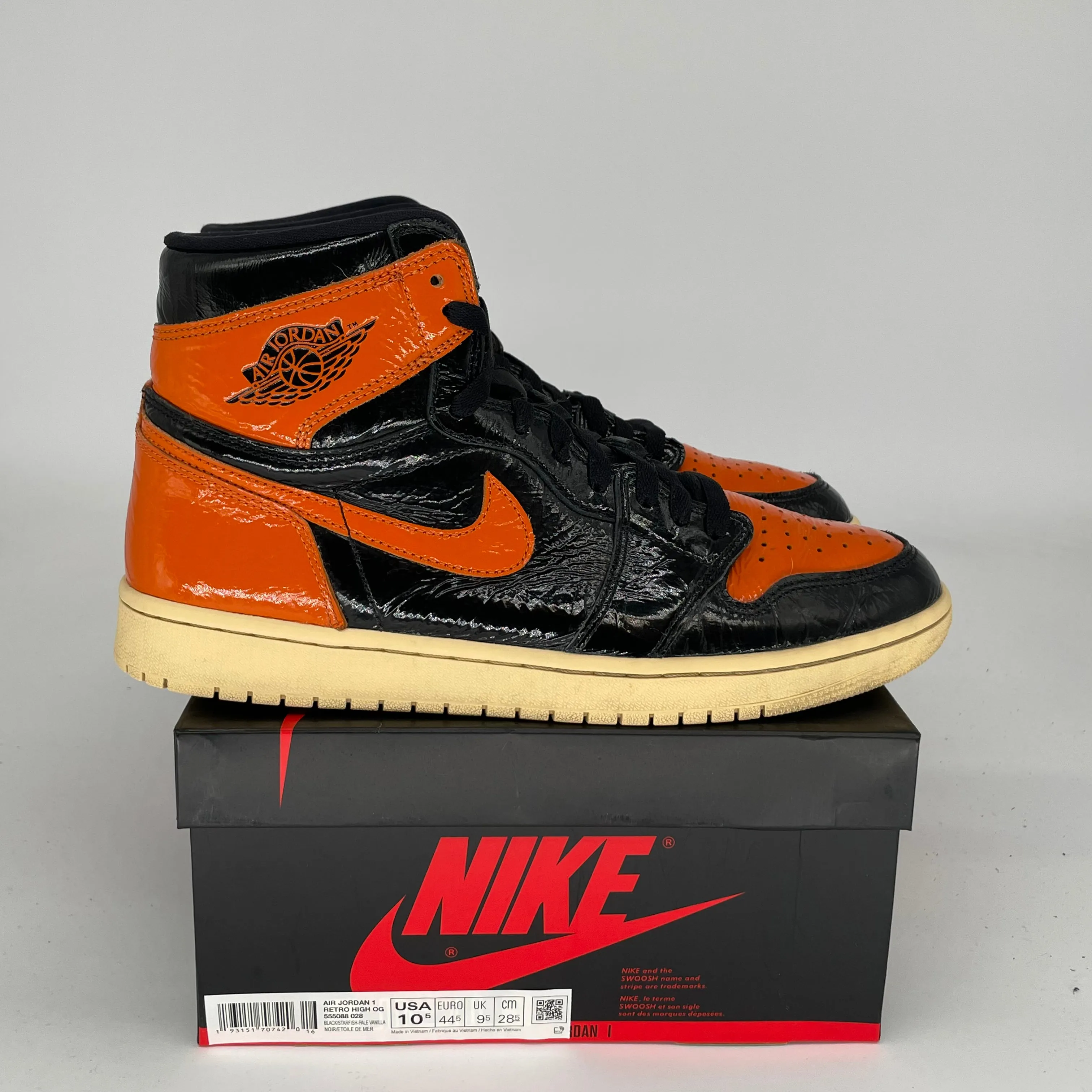 AIR JORDAN 1 SHATTERED BACKBOARD 3.0 SIZE 10.5 555088-028