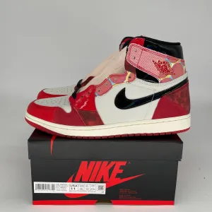 AIR JORDAN 1 SPIDER MAN ACROSS THE SPIDERVERSE SIZE 11 DV1748-601