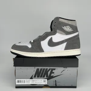 AIR JORDAN 1 WASHED BLACK SIZE 11.5 DZ5485-051