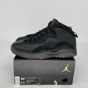 AIR JORDAN 10 DRAKE OVO BLACK SIZE 10.5 819955-030