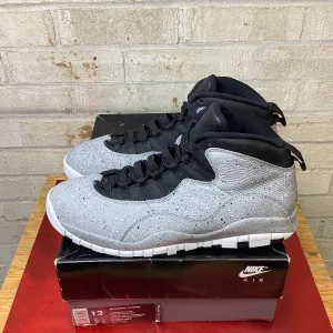 AIR JORDAN 10 LIGHT SMOKE GREY SIZE 12 310805-062