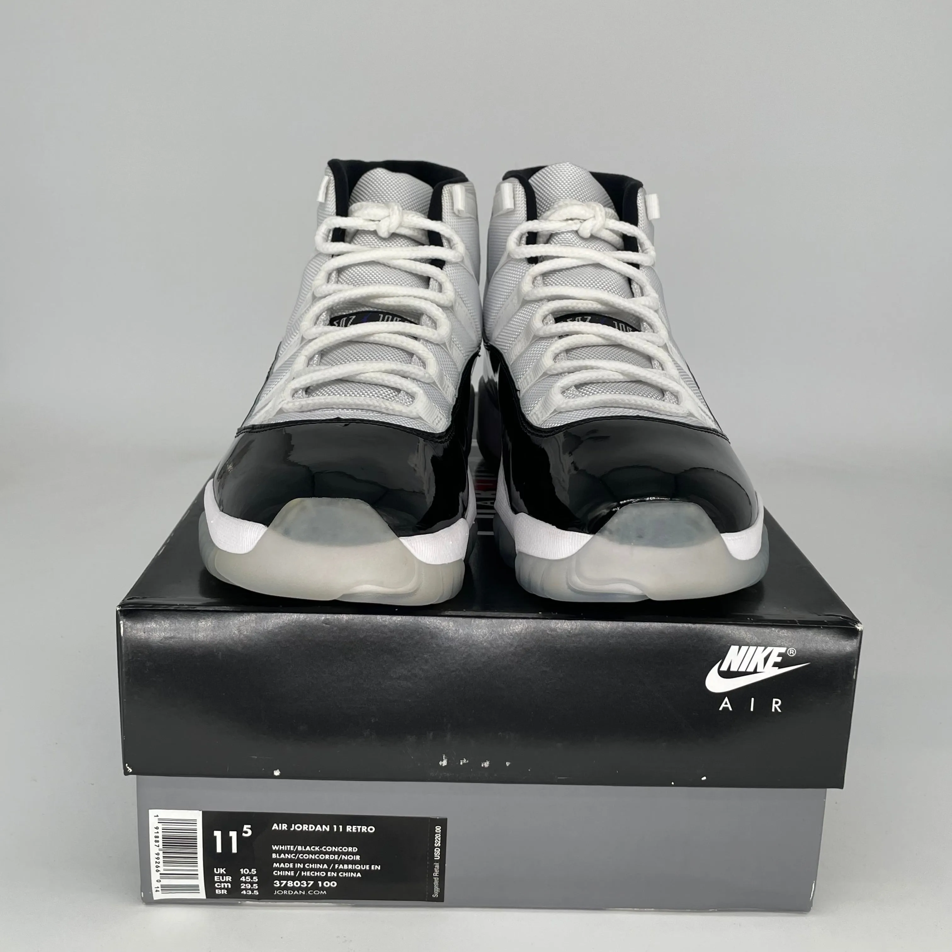 AIR JORDAN 11 CONCORD SIZE 11.5 378037-100