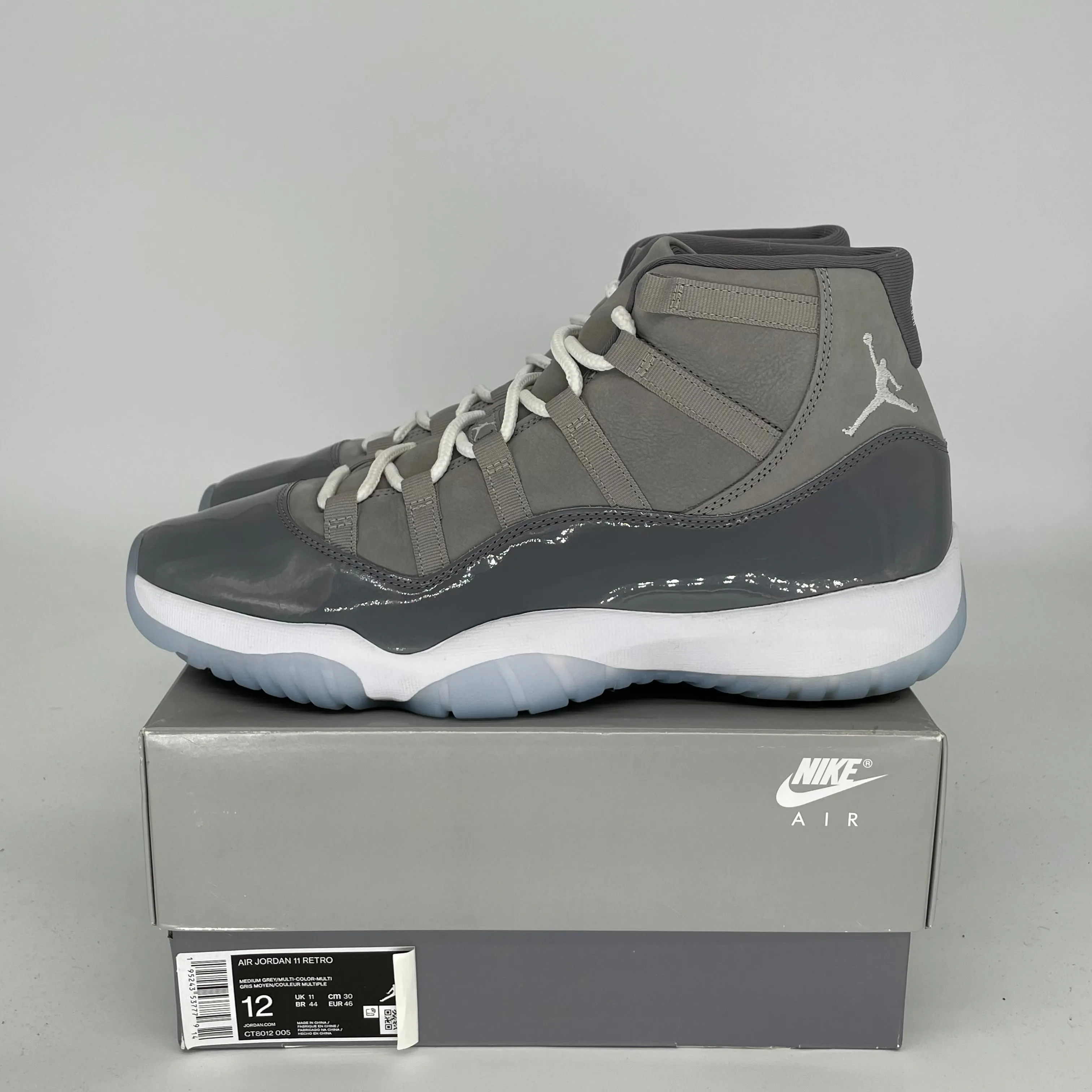AIR JORDAN 11 COOL GREY SIZE 12 CT8013-005
