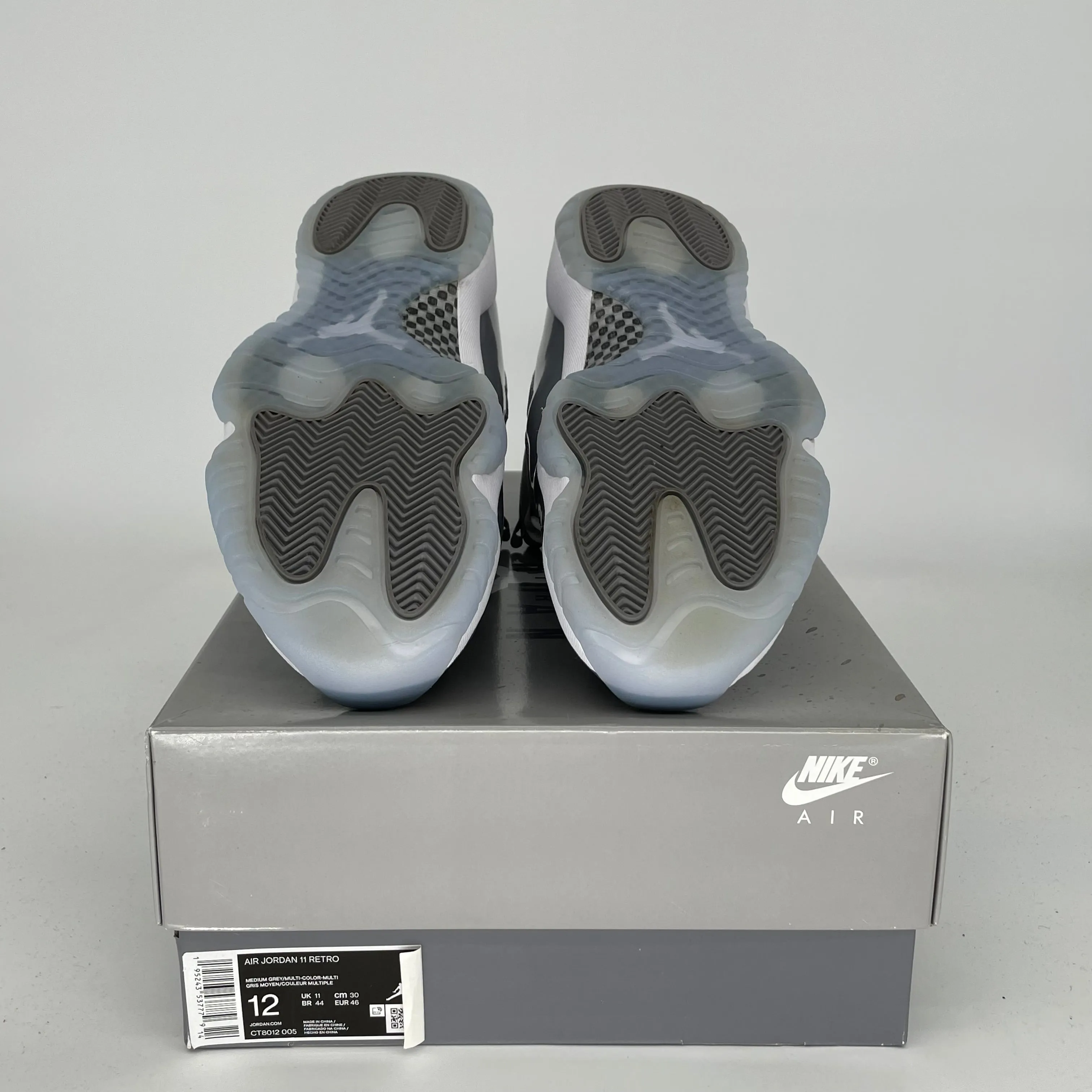 AIR JORDAN 11 COOL GREY SIZE 12 CT8013-005
