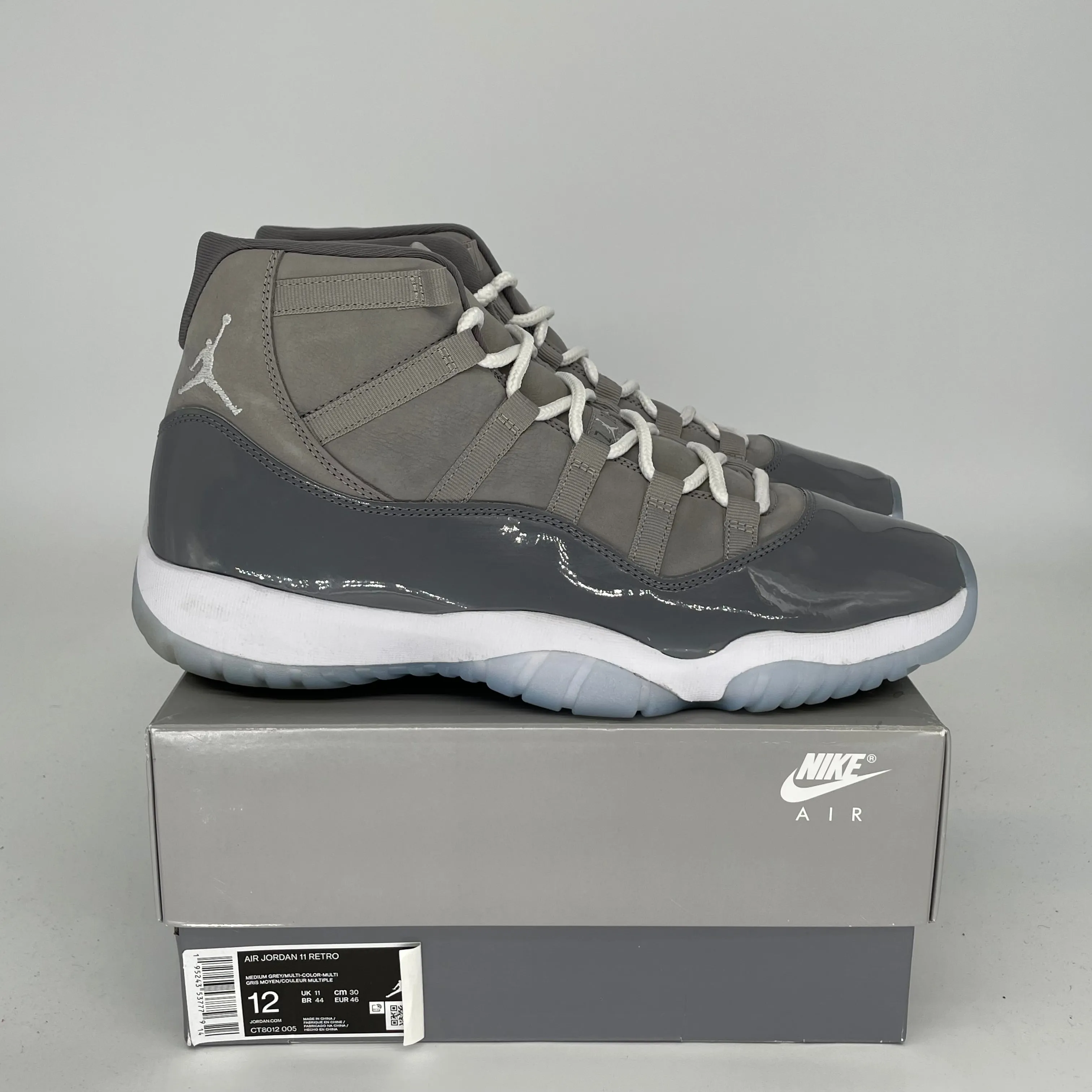 AIR JORDAN 11 COOL GREY SIZE 12 CT8013-005