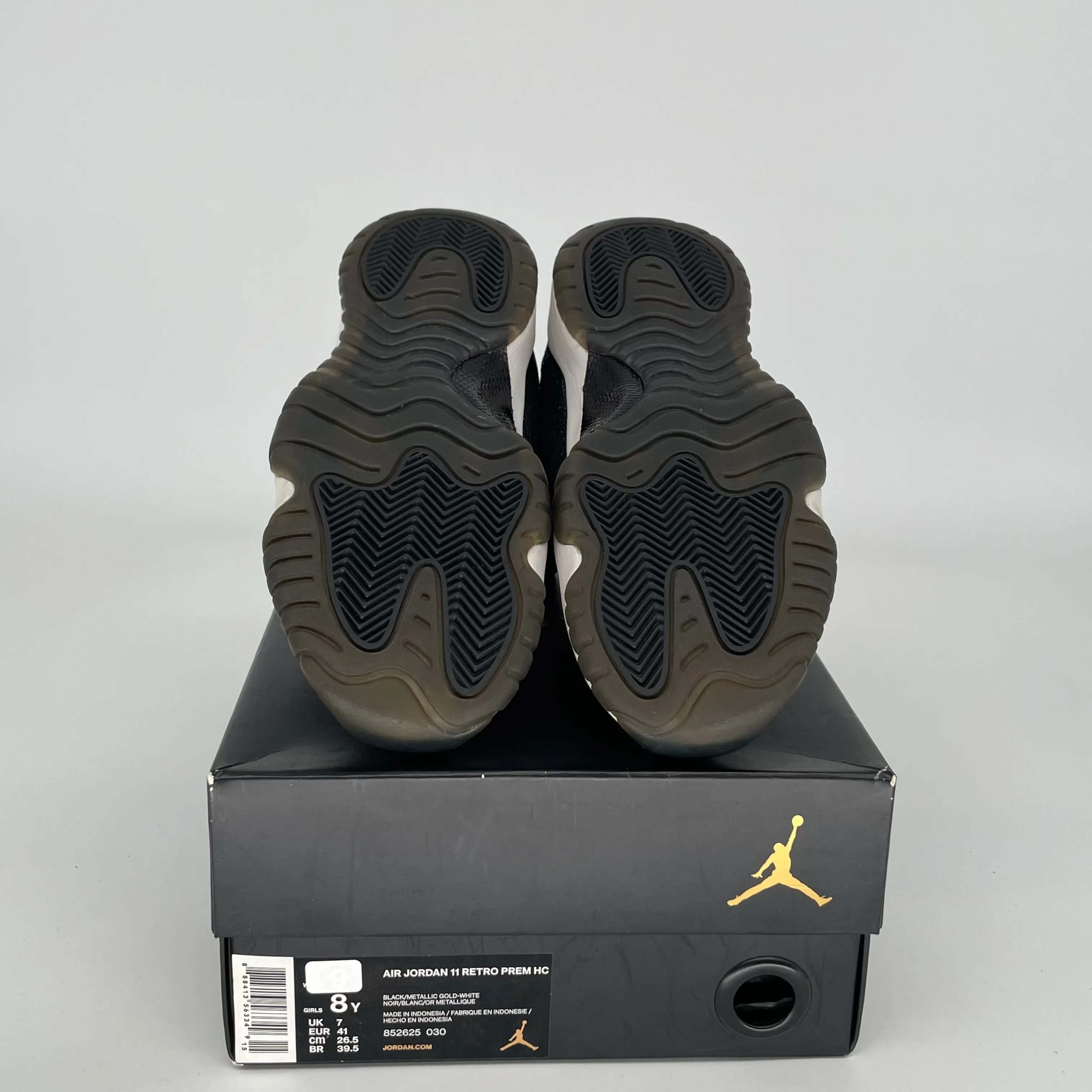 AIR JORDAN 11 HEIRESS BLACK STINGRAY SIZE 8/9.5W 852625-030