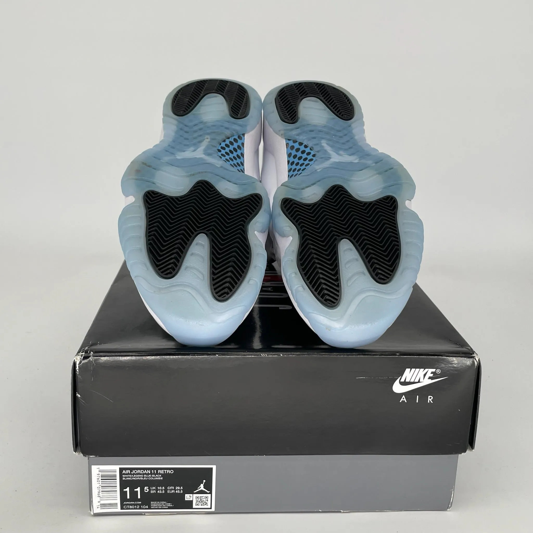AIR JORDAN 11 LEGEND BLUE SIZE 11.5 CT8012-104