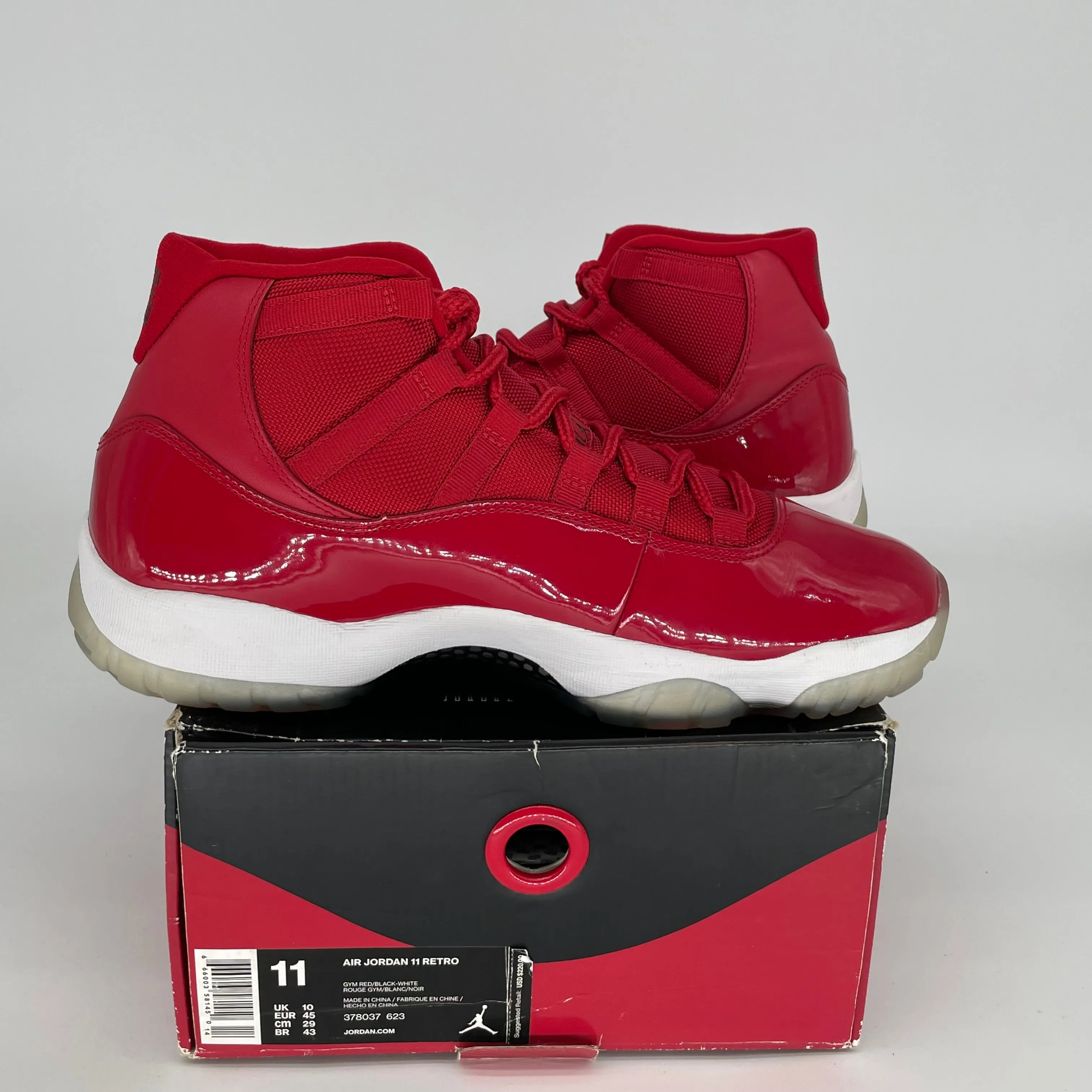 AIR JORDAN 11 WIN LIKE 96 SIZE 11 378037-623