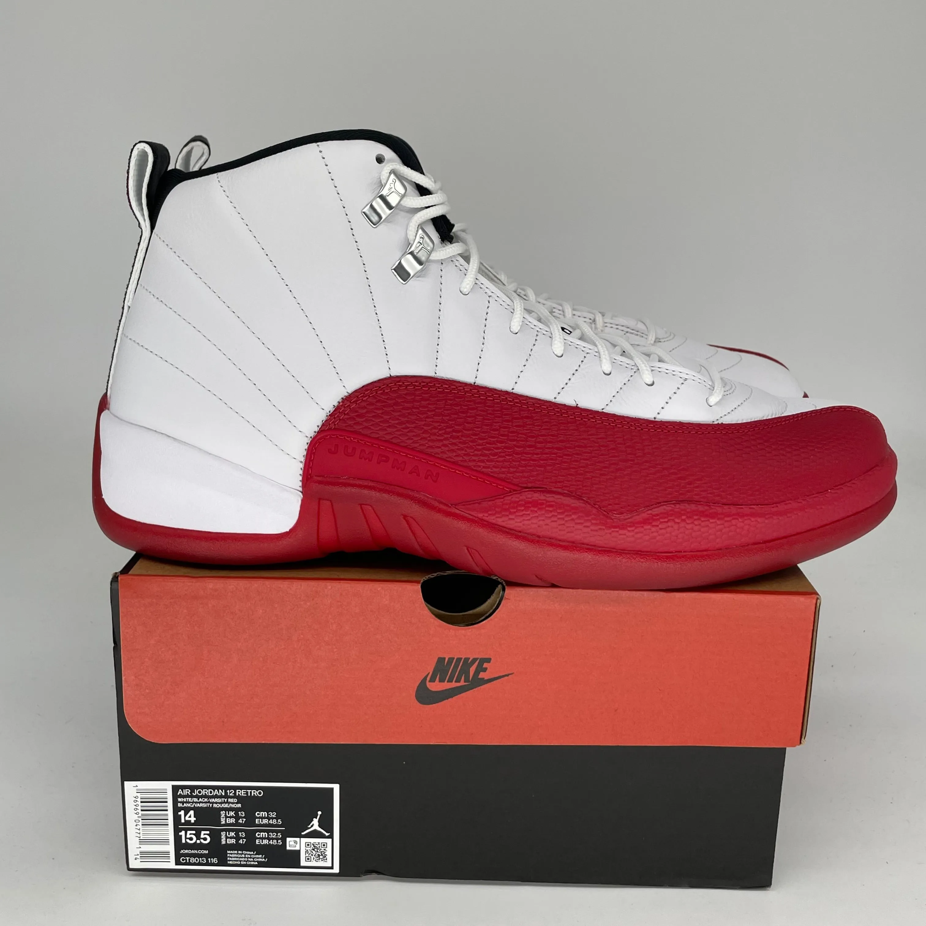 AIR JORDAN 12 CHERRY SIZE 14 CT8013-116