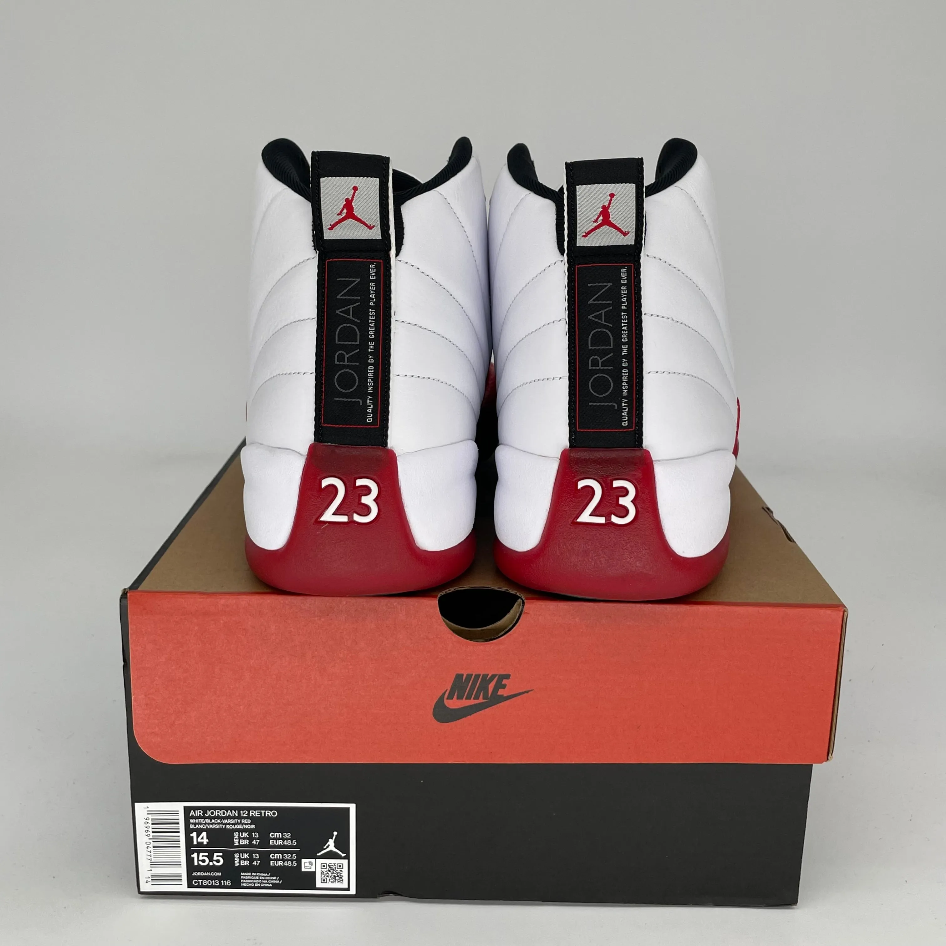 AIR JORDAN 12 CHERRY SIZE 14 CT8013-116