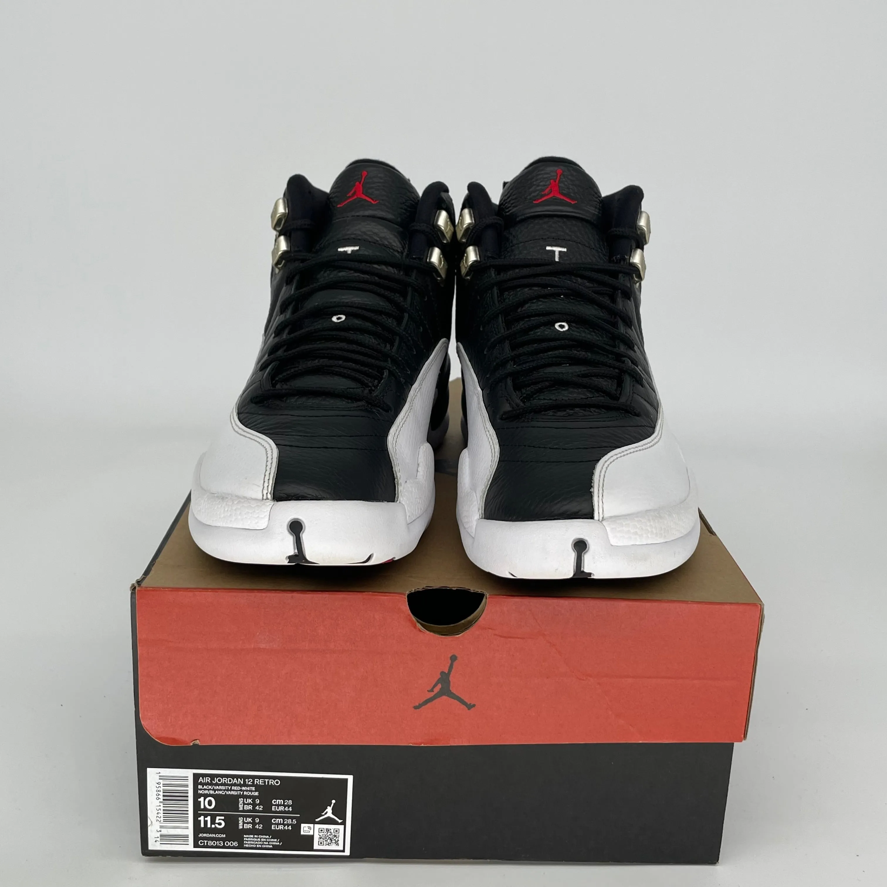 AIR JORDAN 12 PLAYOFFS SIZE 10 CT8013-006