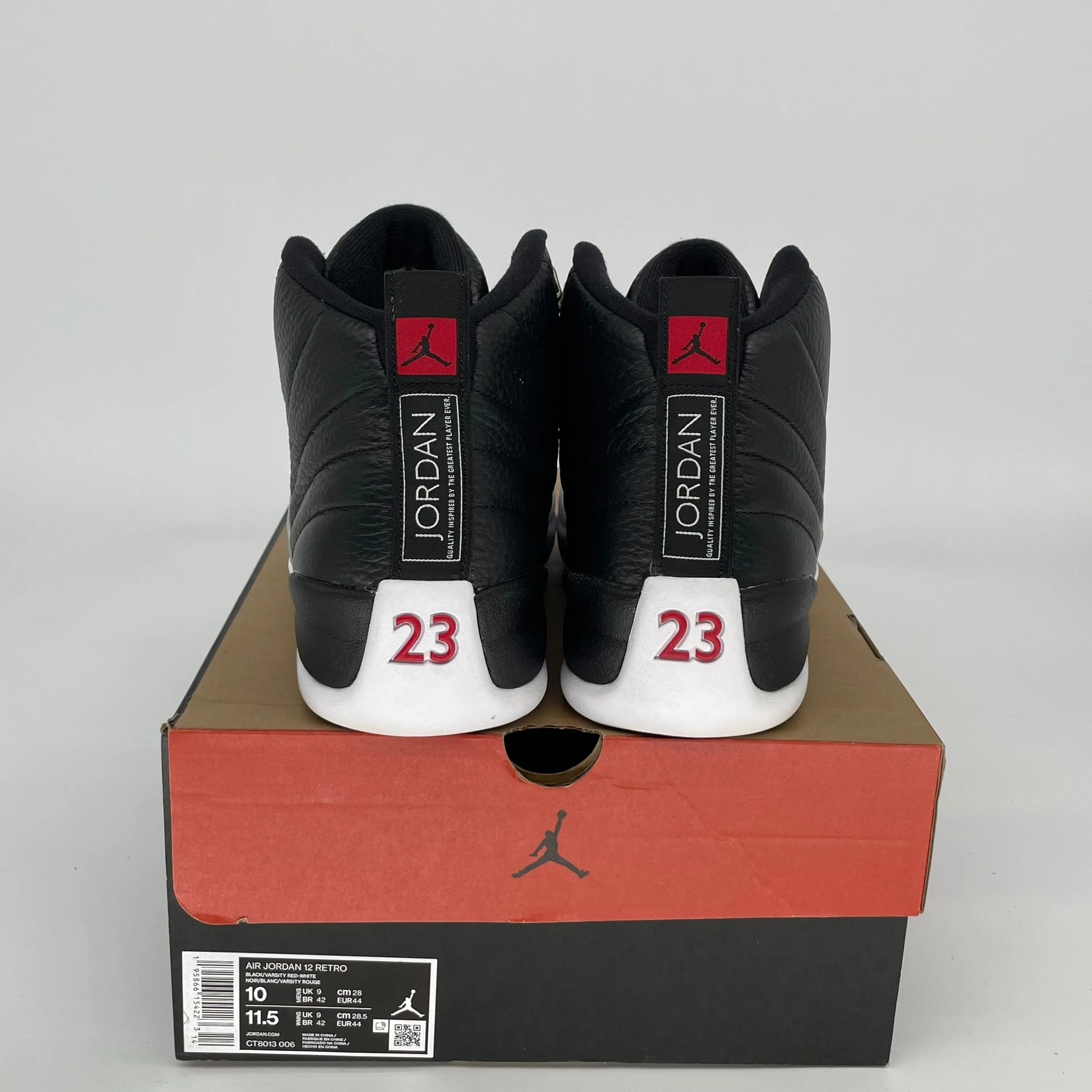 AIR JORDAN 12 PLAYOFFS SIZE 10 CT8013-006