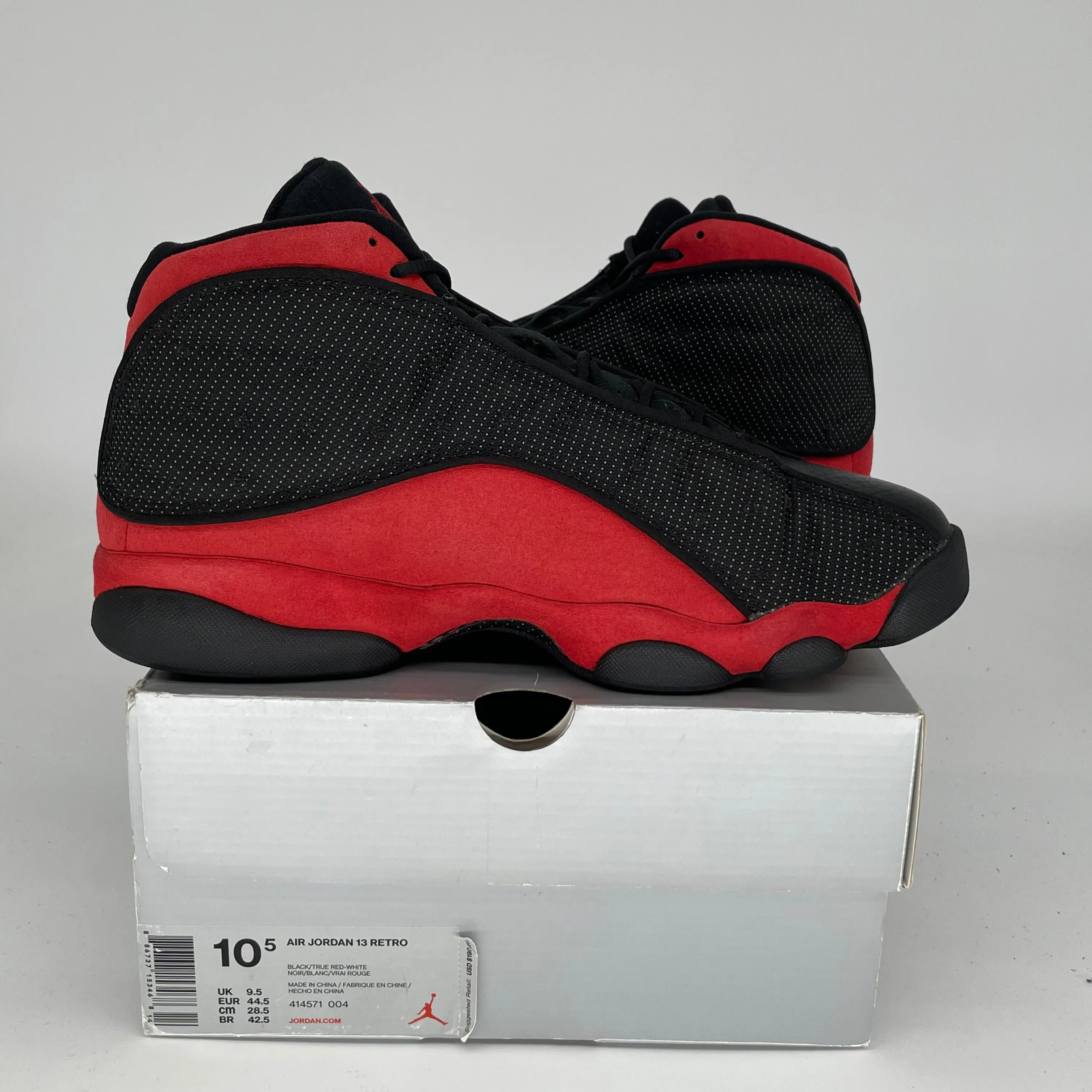 AIR JORDAN 13 BRED SIZE 10.5 414571-004