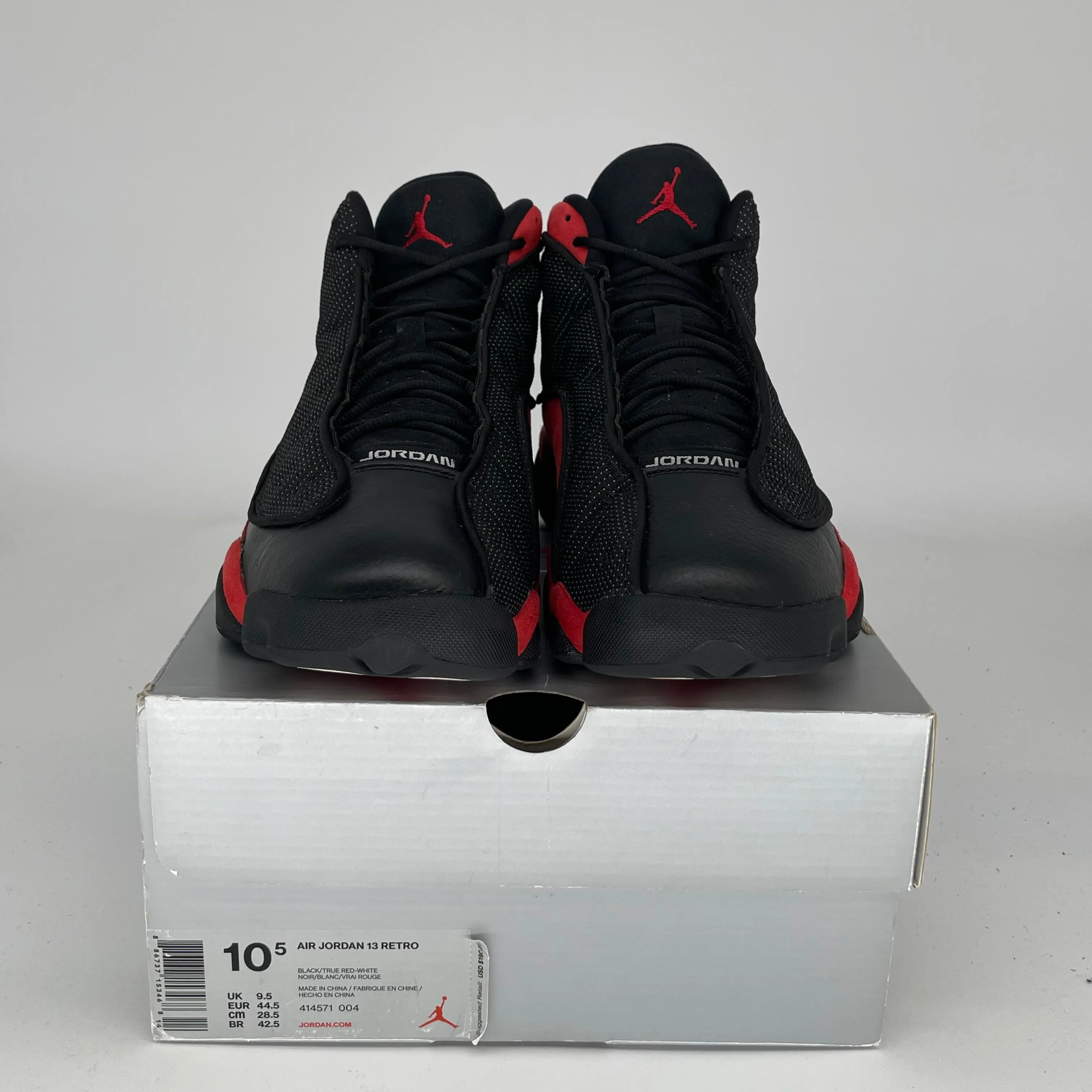 AIR JORDAN 13 BRED SIZE 10.5 414571-004