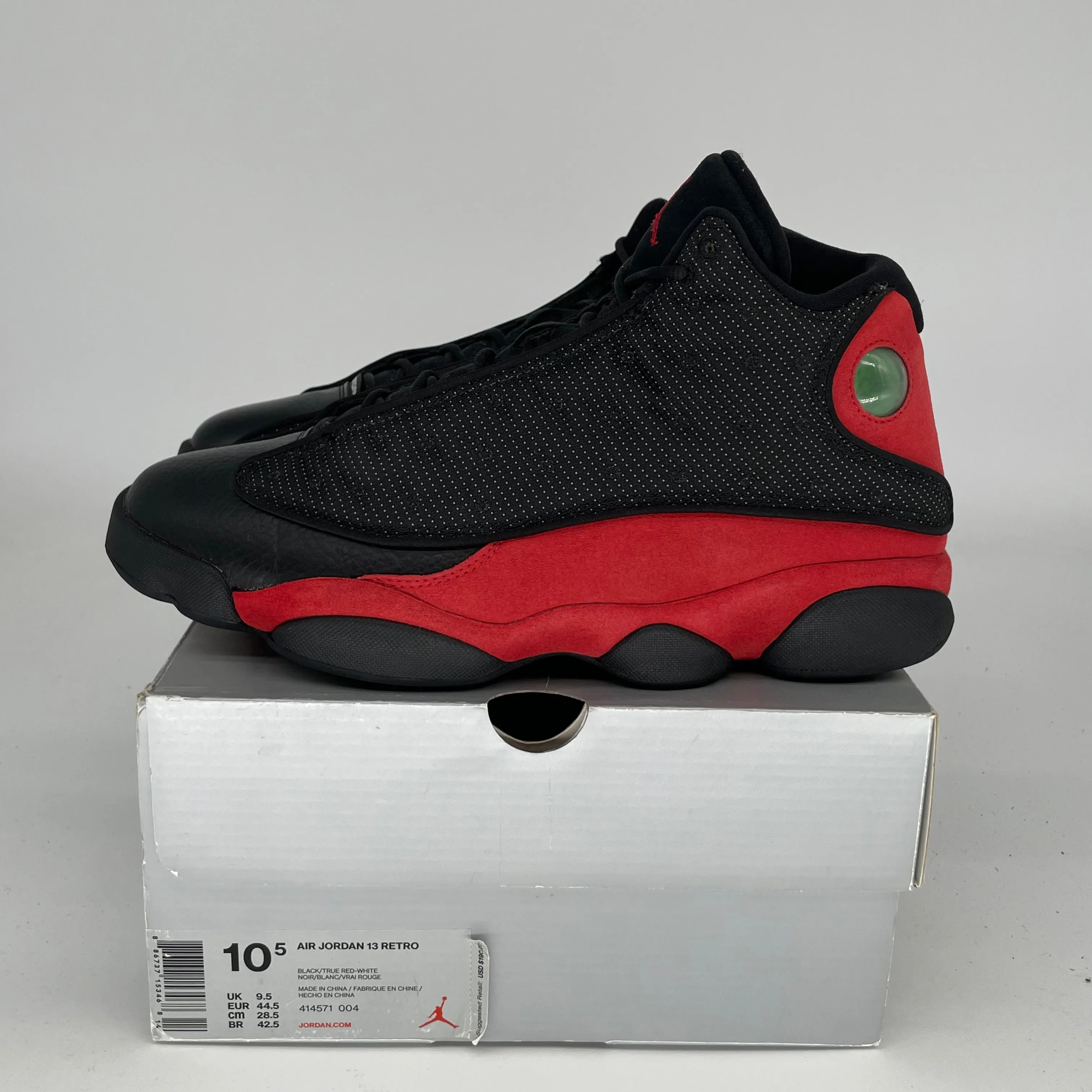 AIR JORDAN 13 BRED SIZE 10.5 414571-004