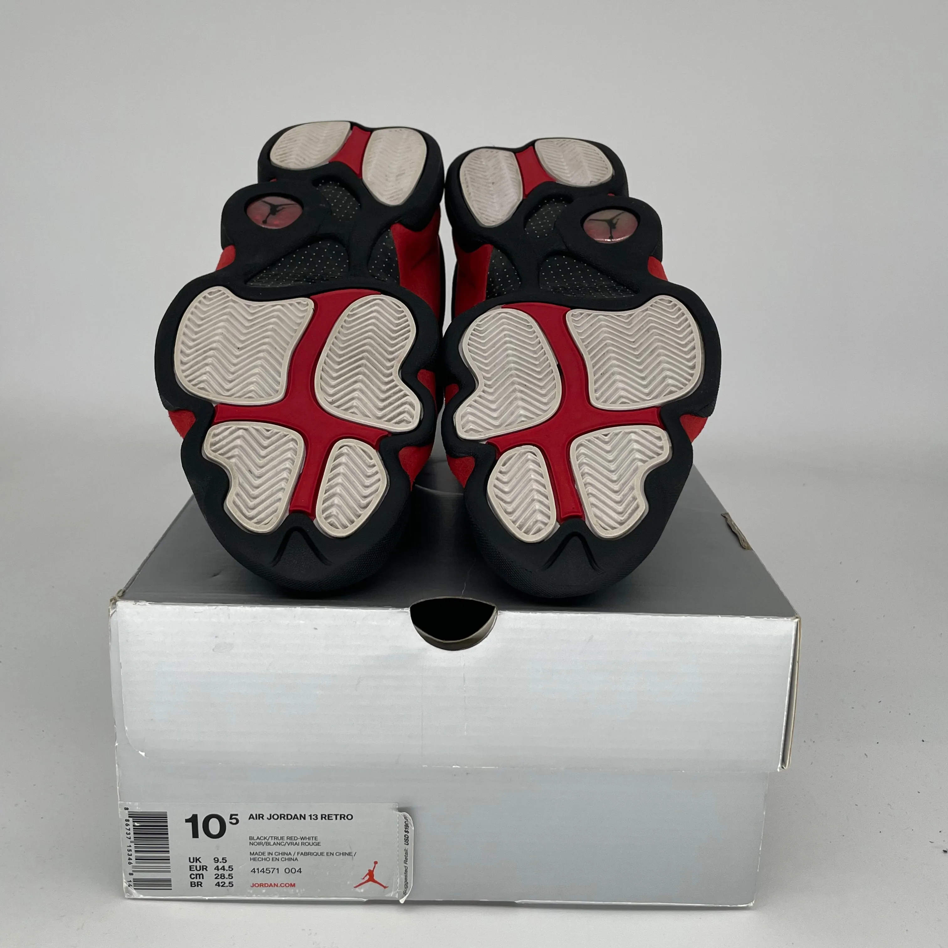 AIR JORDAN 13 BRED SIZE 10.5 414571-004