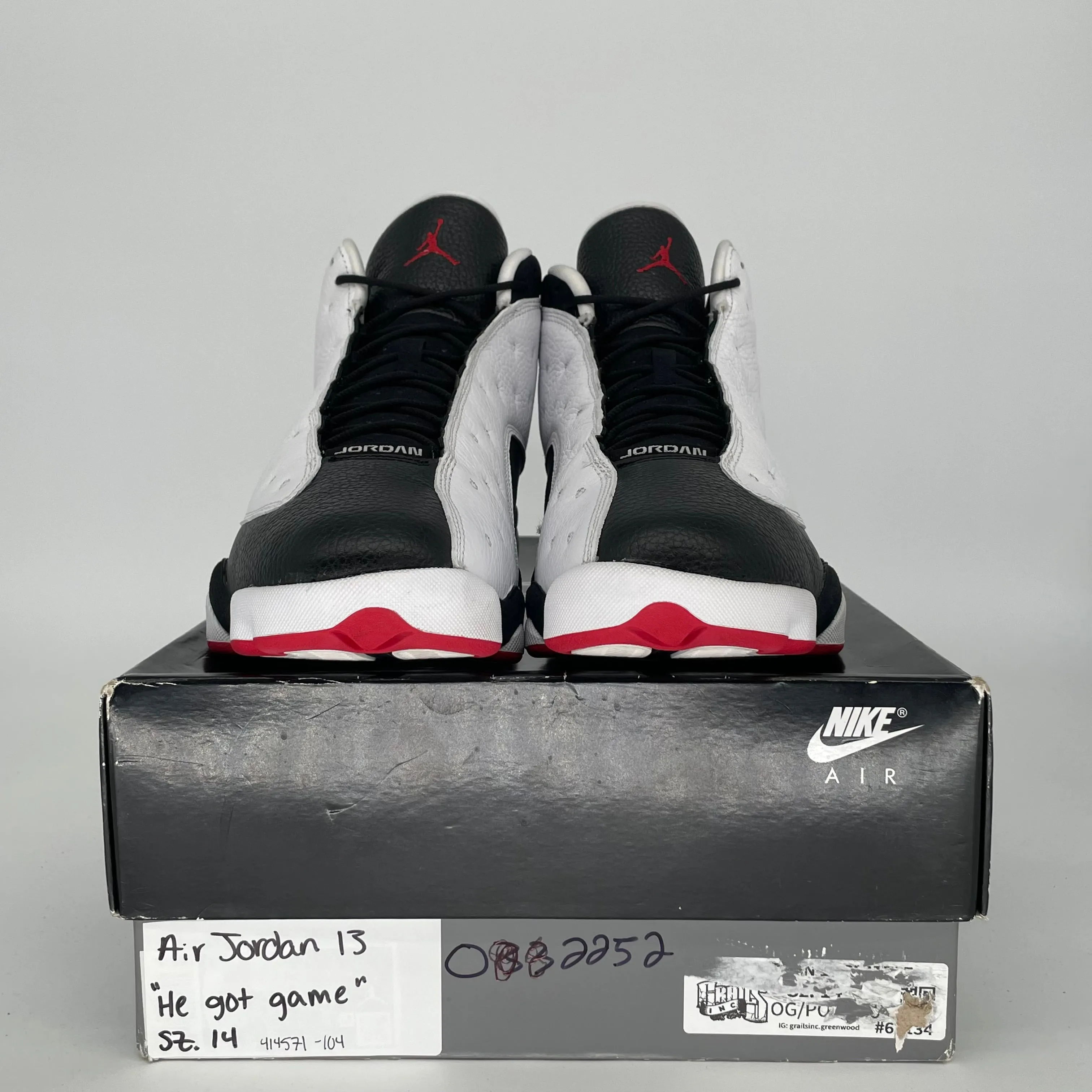 AIR JORDAN 13 HE GOT GAME SIZE 14 414571-104