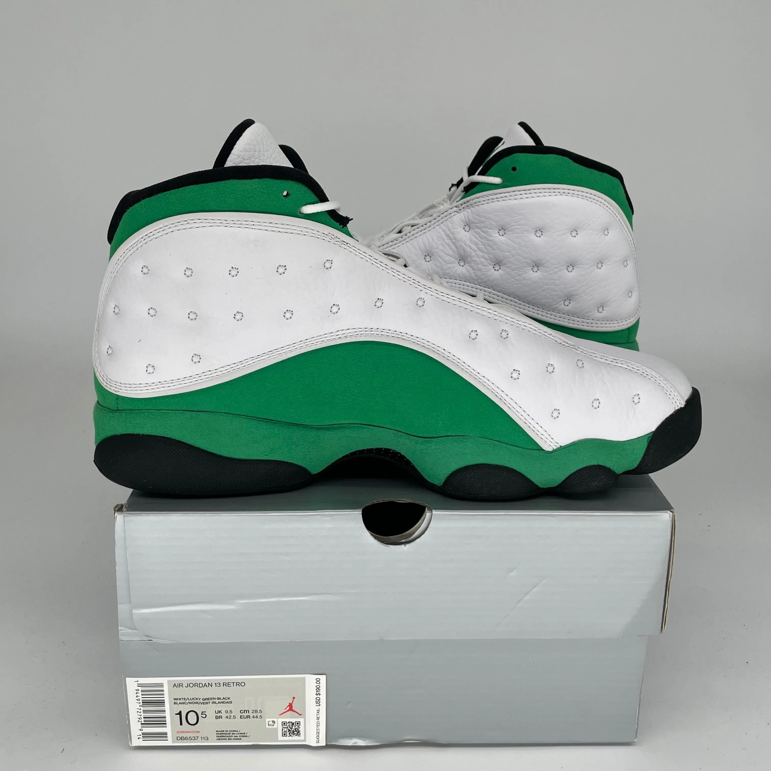 AIR JORDAN 13 LUCKY GREEN SIZE 10.5 DB6537-113