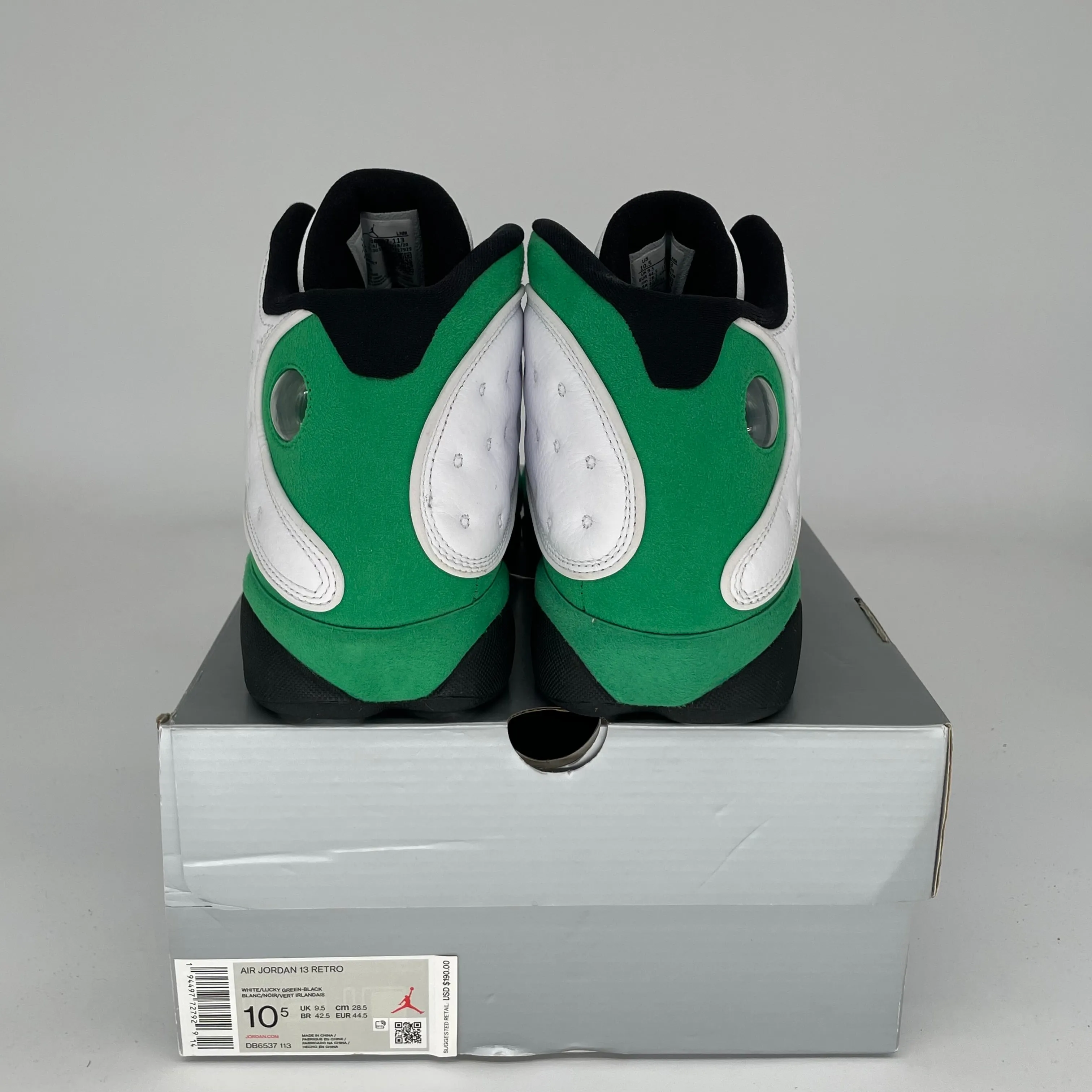 AIR JORDAN 13 LUCKY GREEN SIZE 10.5 DB6537-113