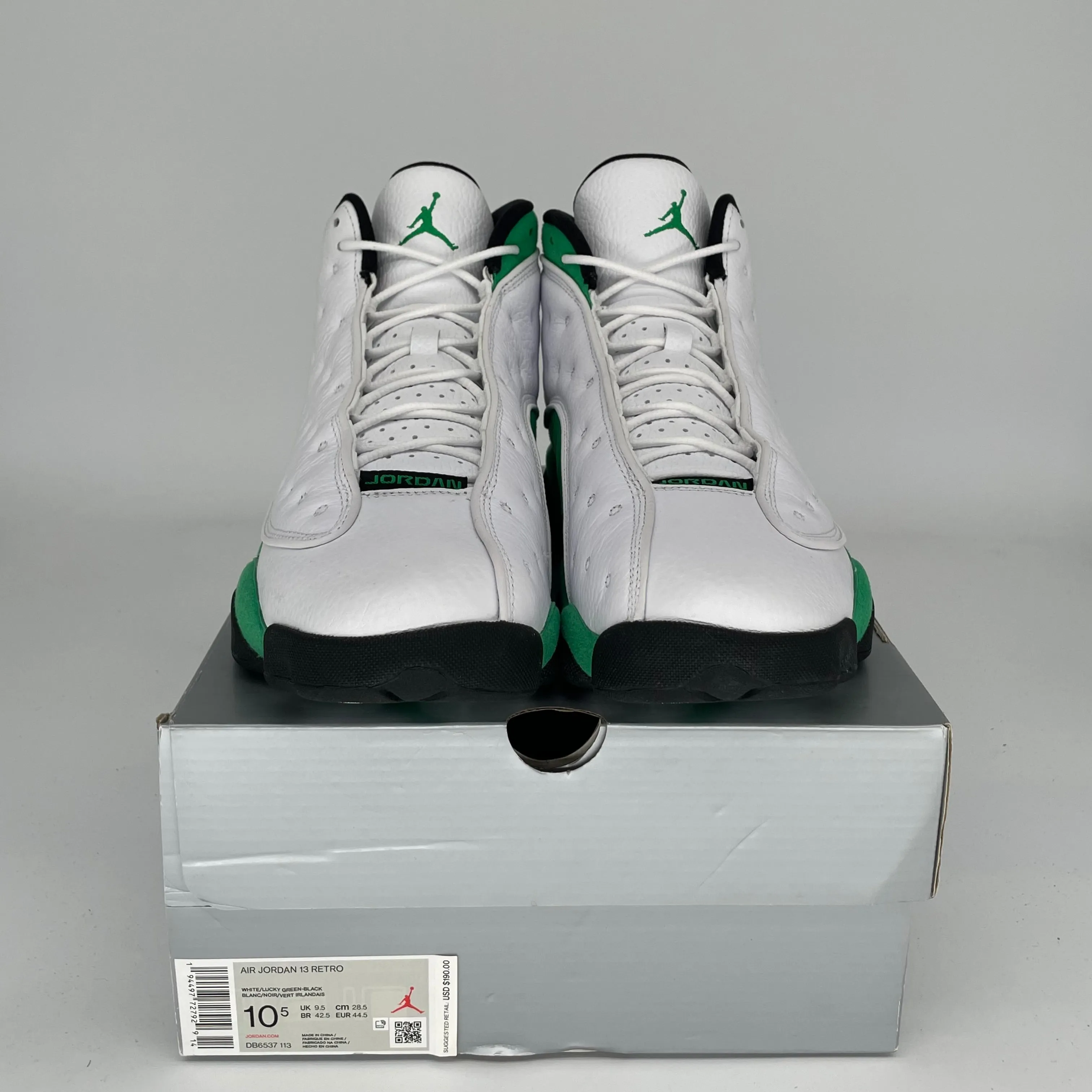 AIR JORDAN 13 LUCKY GREEN SIZE 10.5 DB6537-113