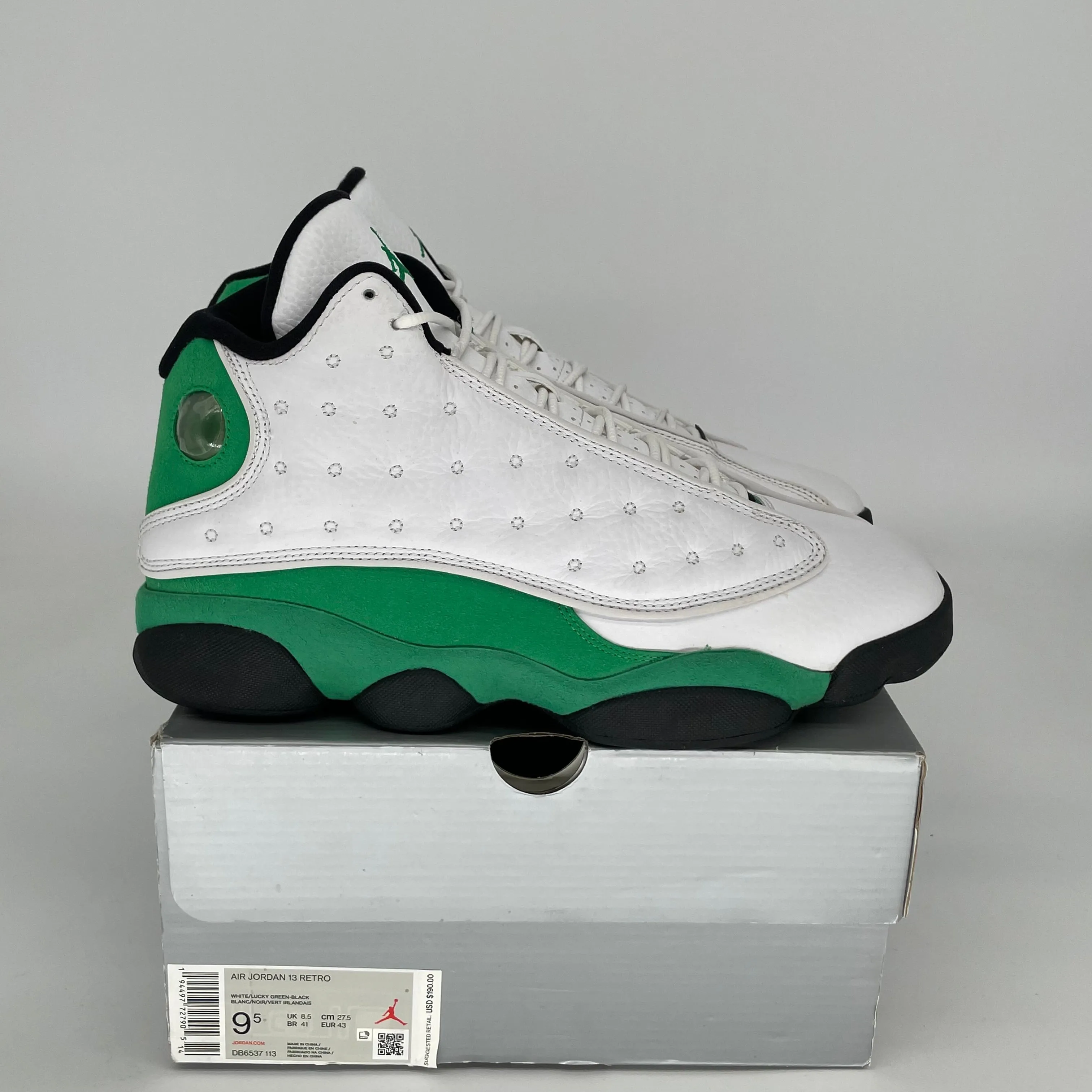 AIR JORDAN 13 LUCKY GREEN SIZE 9.5 414571-113