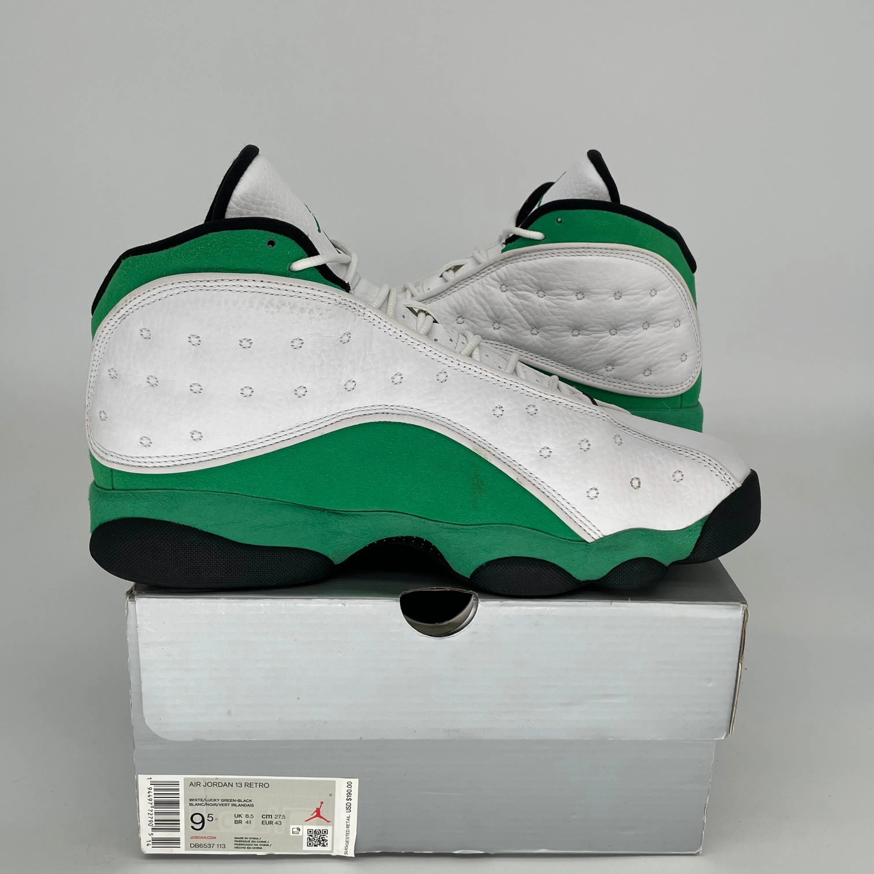 AIR JORDAN 13 LUCKY GREEN SIZE 9.5 414571-113